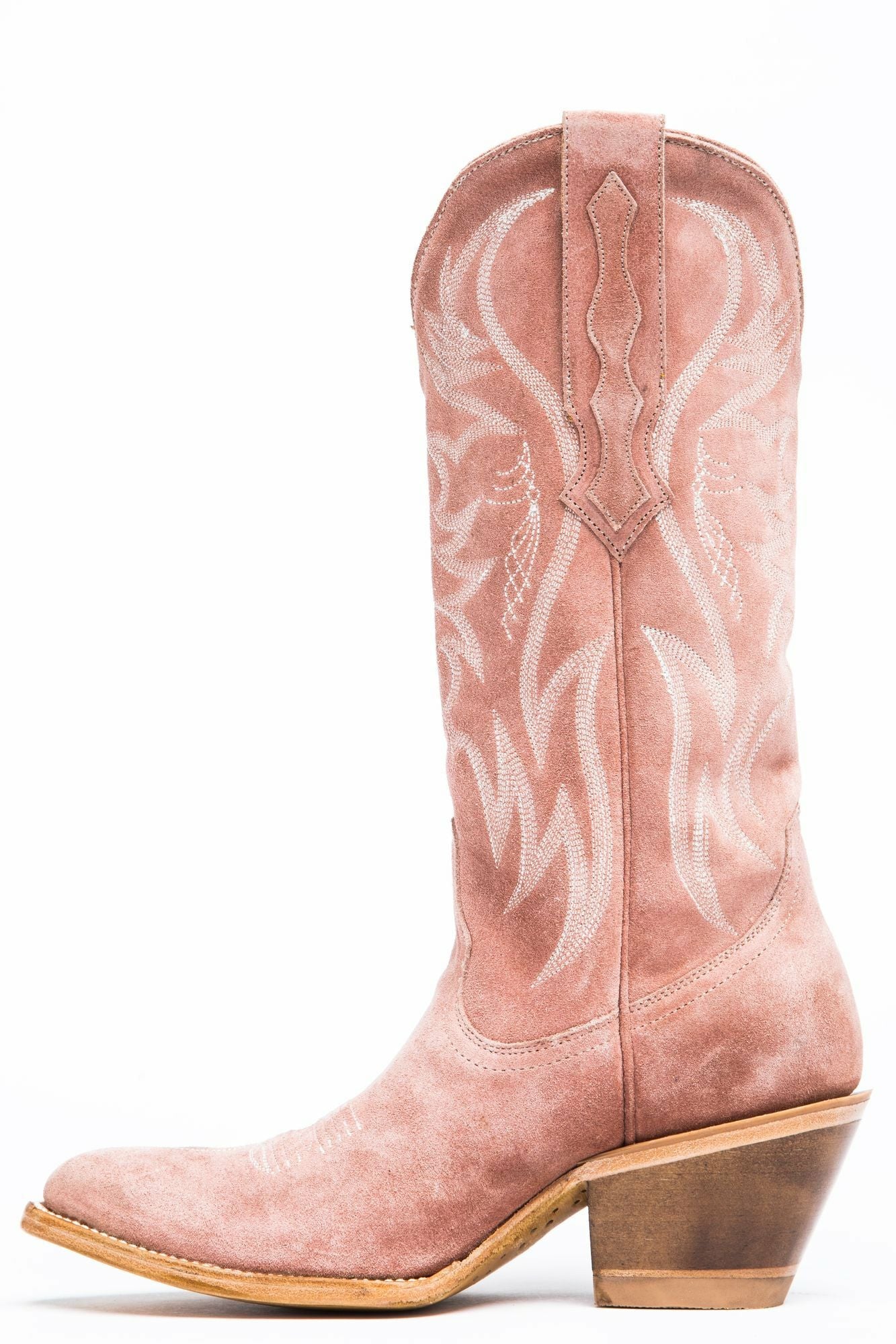 Idyllwind Charmed Life Pink Suede Western Boots - Round Toe Blush