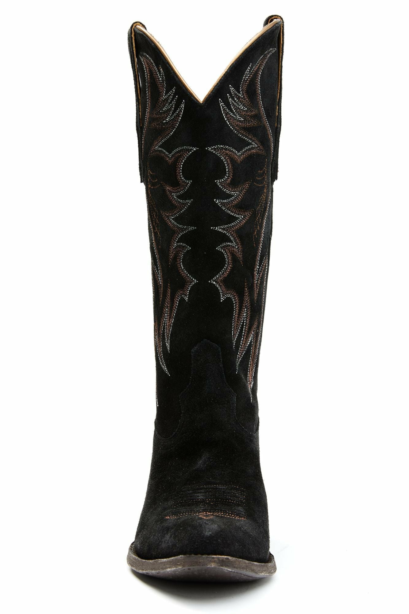 Idyllwind Charmed Life Black Suede Western Boots - Round Toe Black