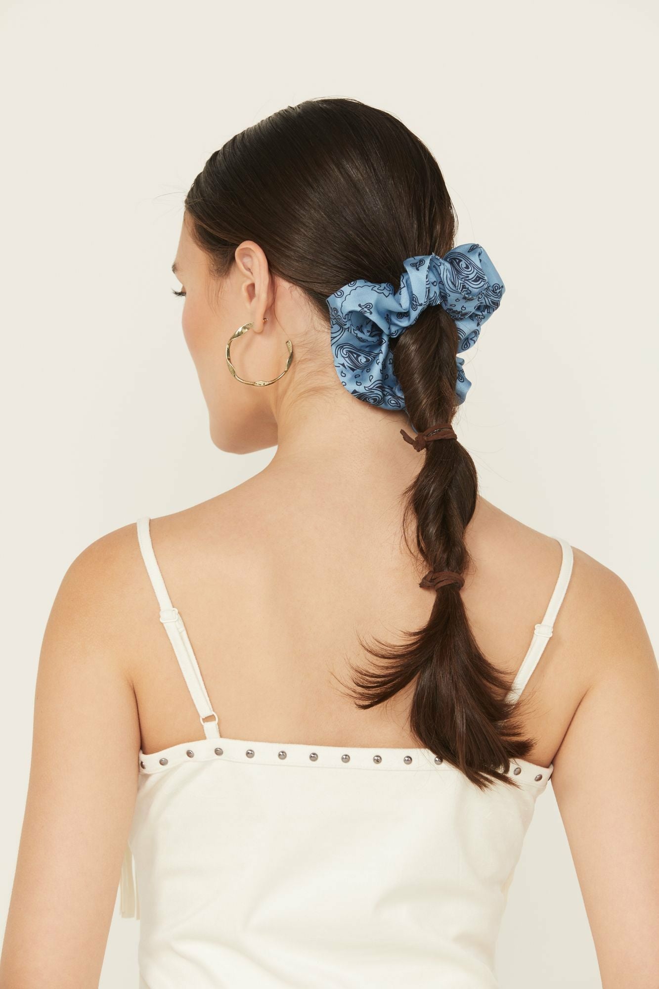 Idyllwind Bellshire Oversized Scrunchies - 2 Piece Light Blue