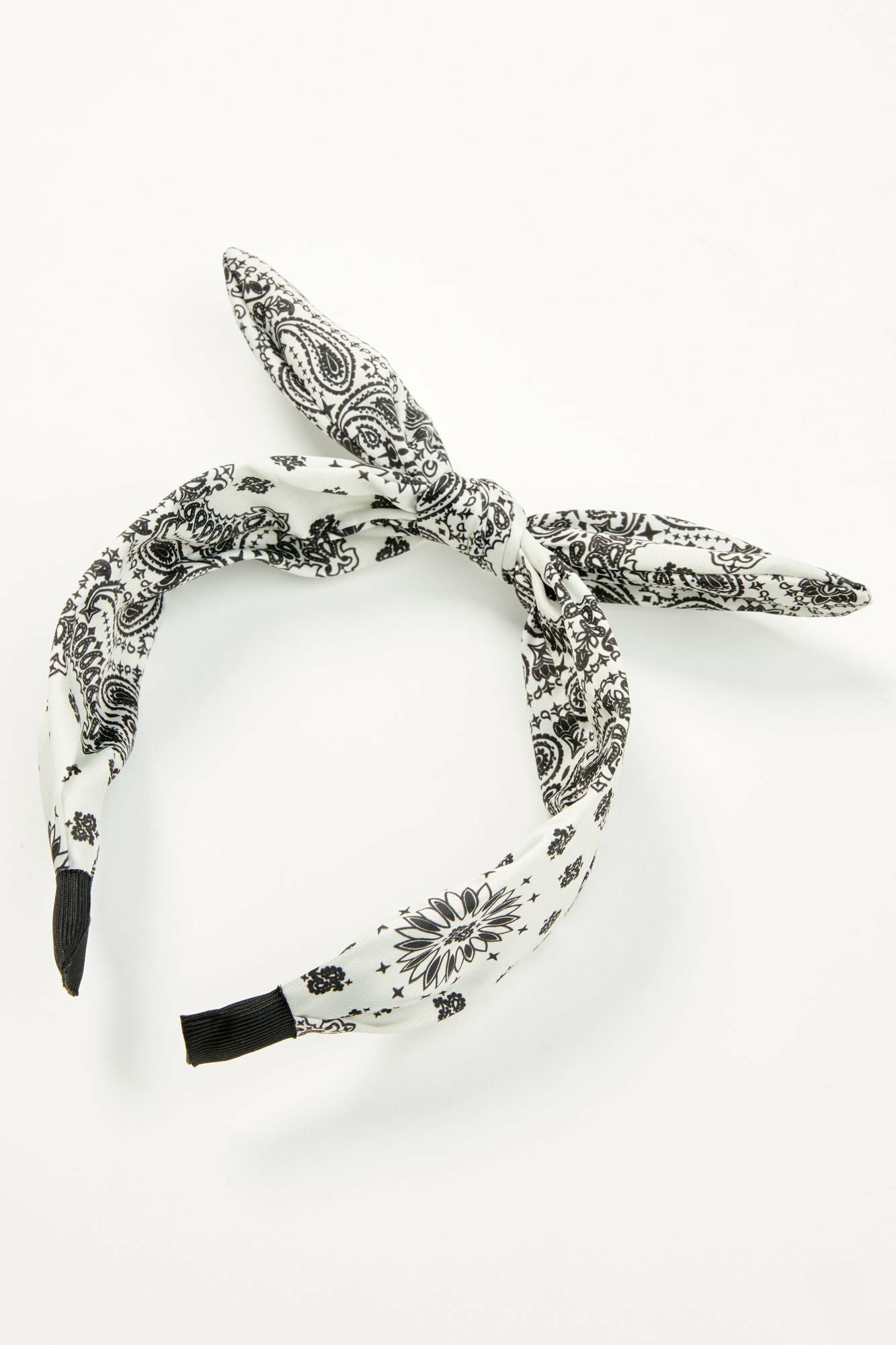 Idyllwind Glynda Bandana Print Headband White