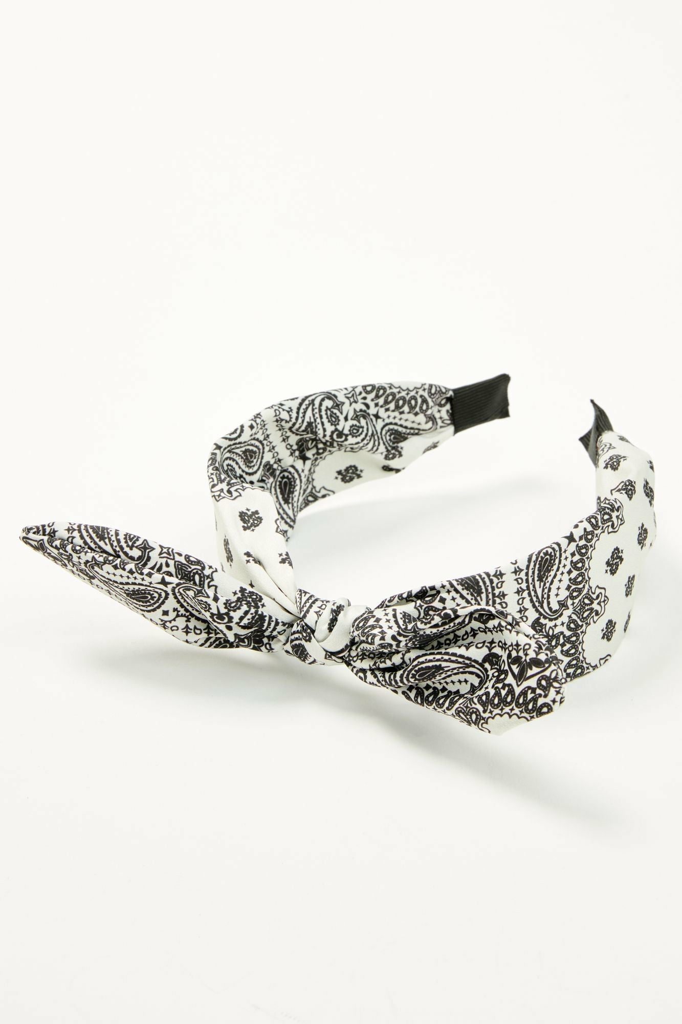 Idyllwind Glynda Bandana Print Headband White
