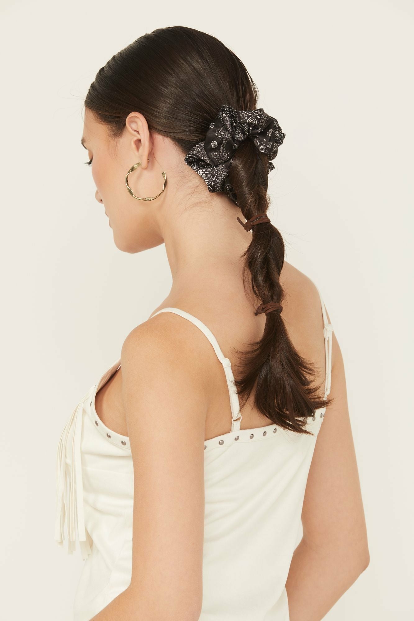 Idyllwind Bellshire Oversized Scrunchies - 2 Piece Black/white