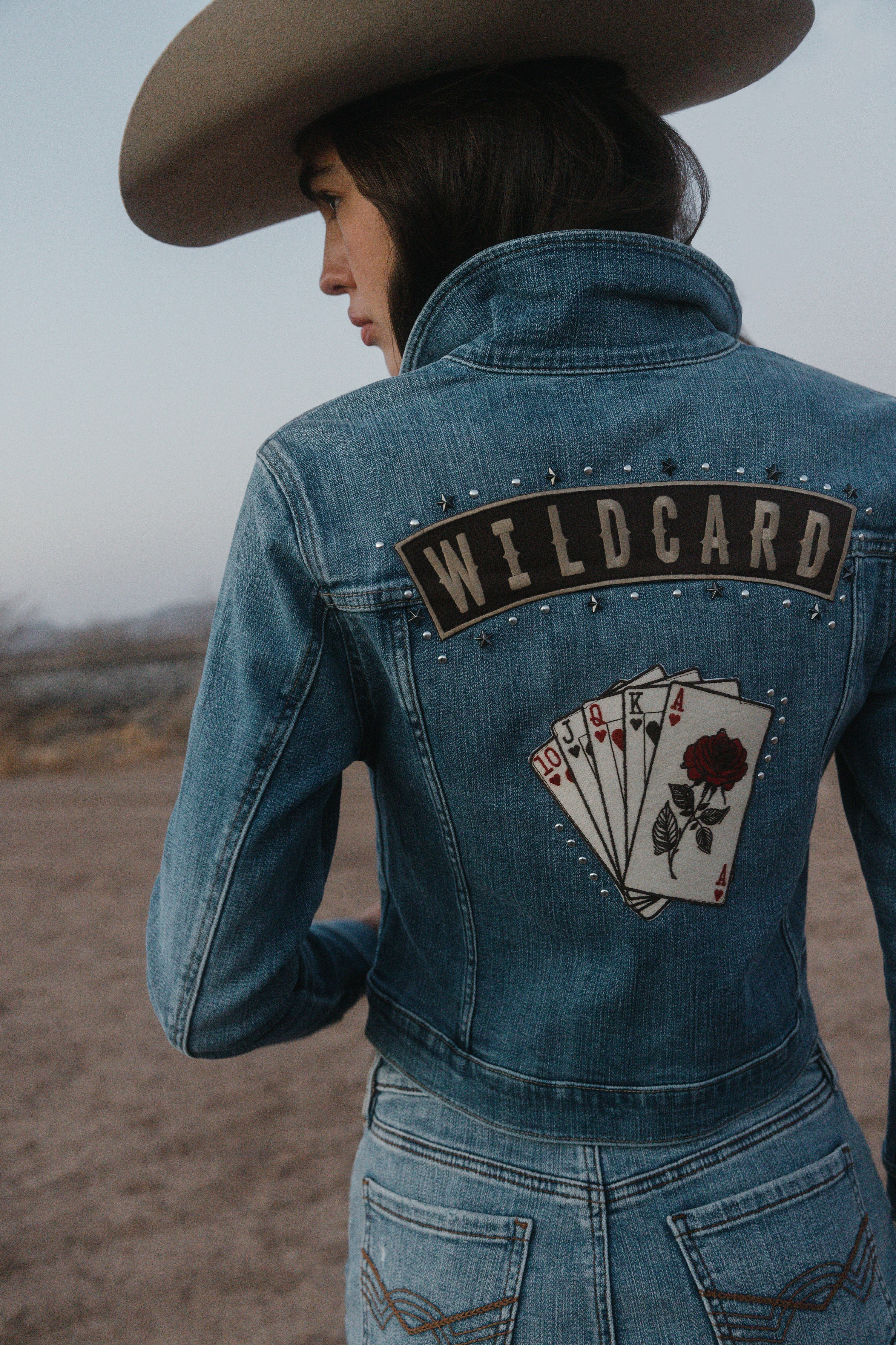 Idyllwind Wildcard Denim Trucker Jacket Medium Wash