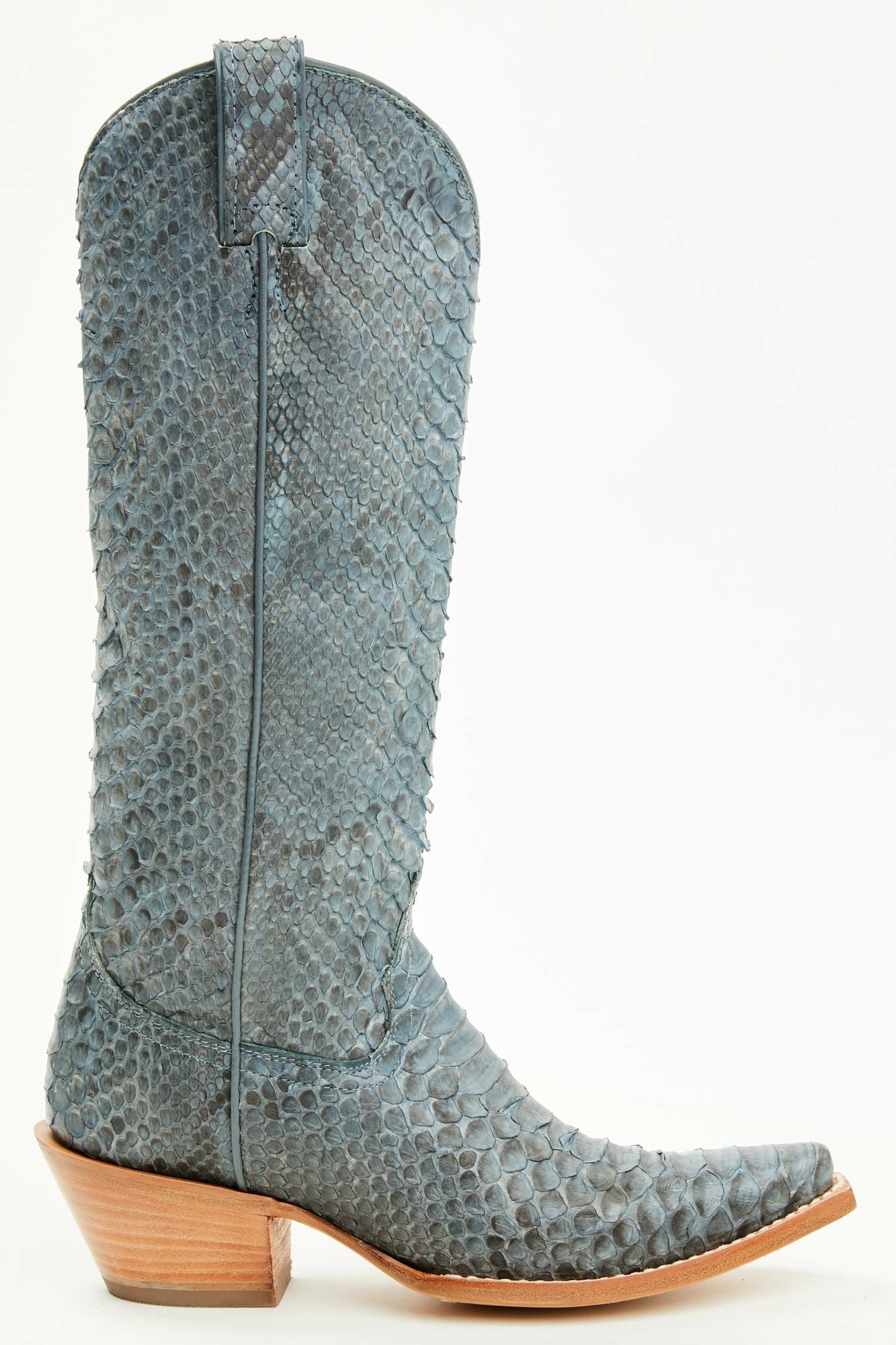 Idyllwind Slay Navy Python Tall Western Boots - Snip Toe Blue