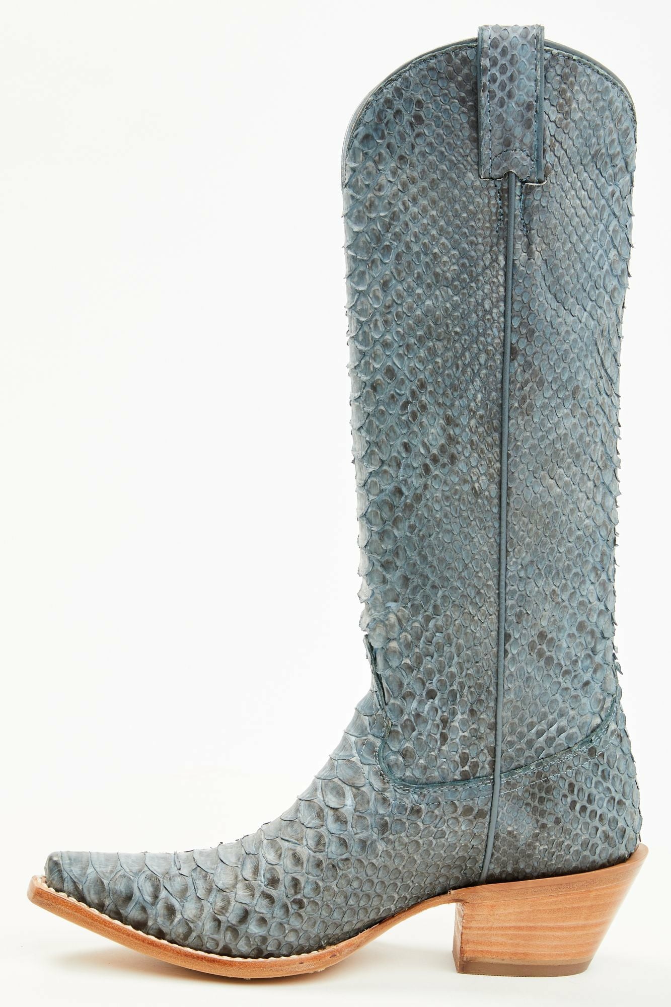 Idyllwind Slay Navy Python Tall Western Boots - Snip Toe Blue