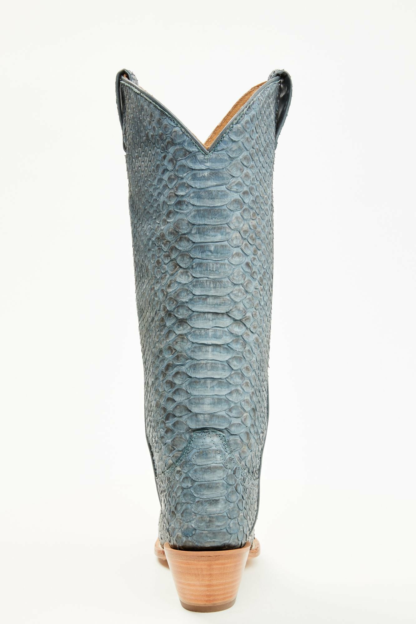 Idyllwind Slay Navy Python Tall Western Boots - Snip Toe Blue