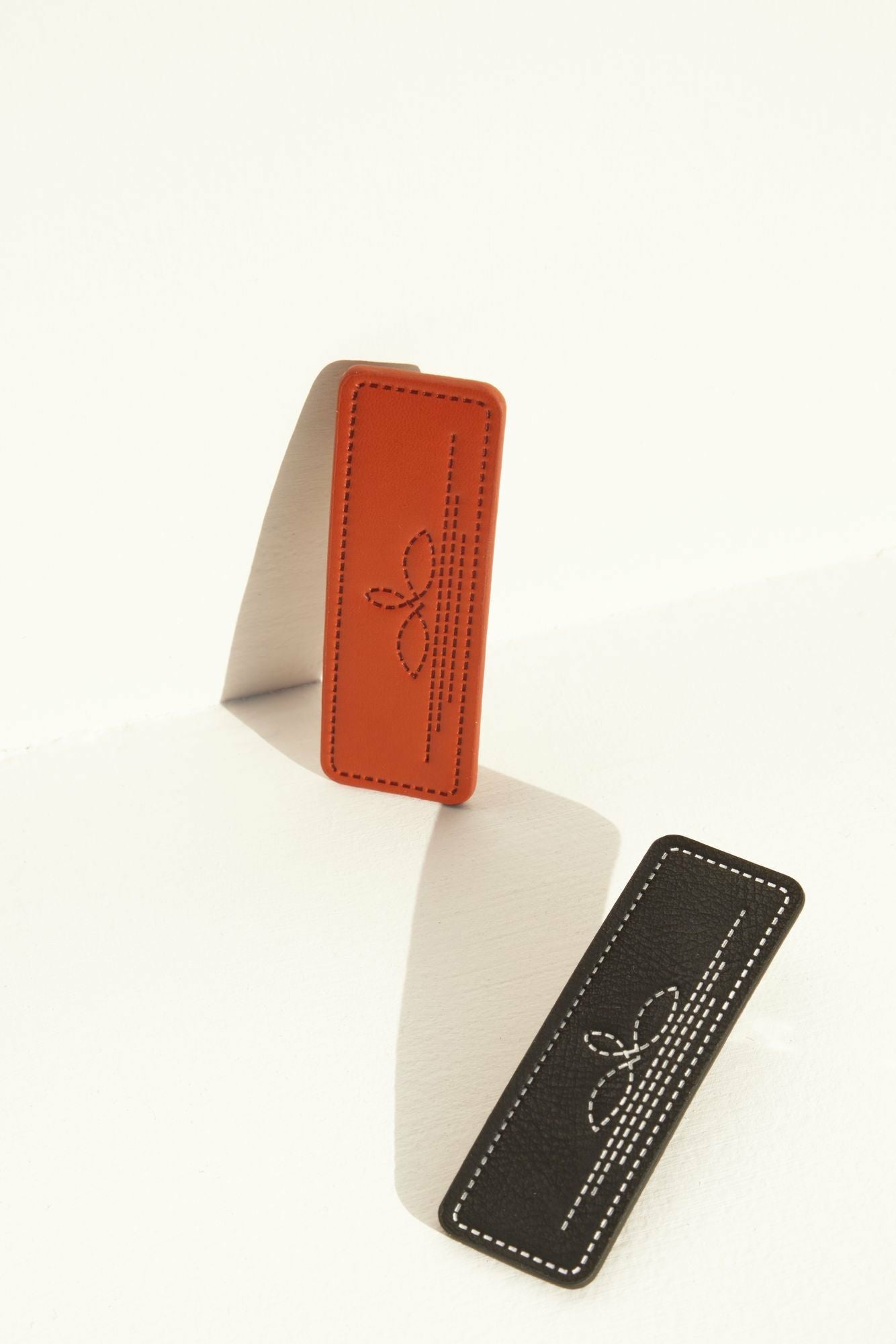 Idyllwind Nash Vegas Faux Leather Hair Clip Set - 2 Piece Black