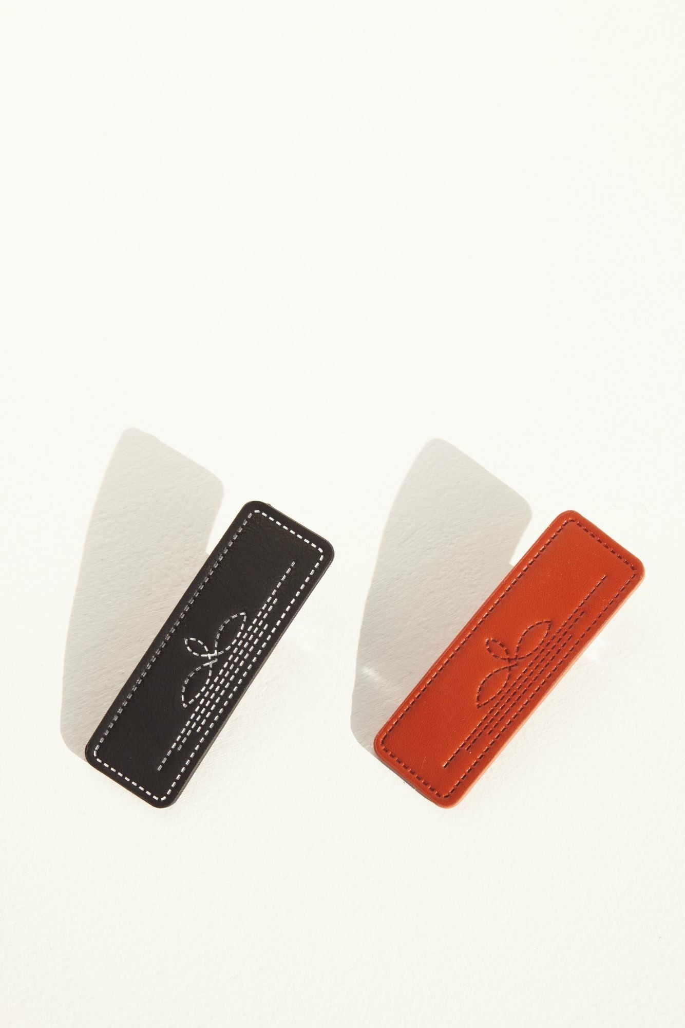 Idyllwind Nash Vegas Faux Leather Hair Clip Set - 2 Piece Black