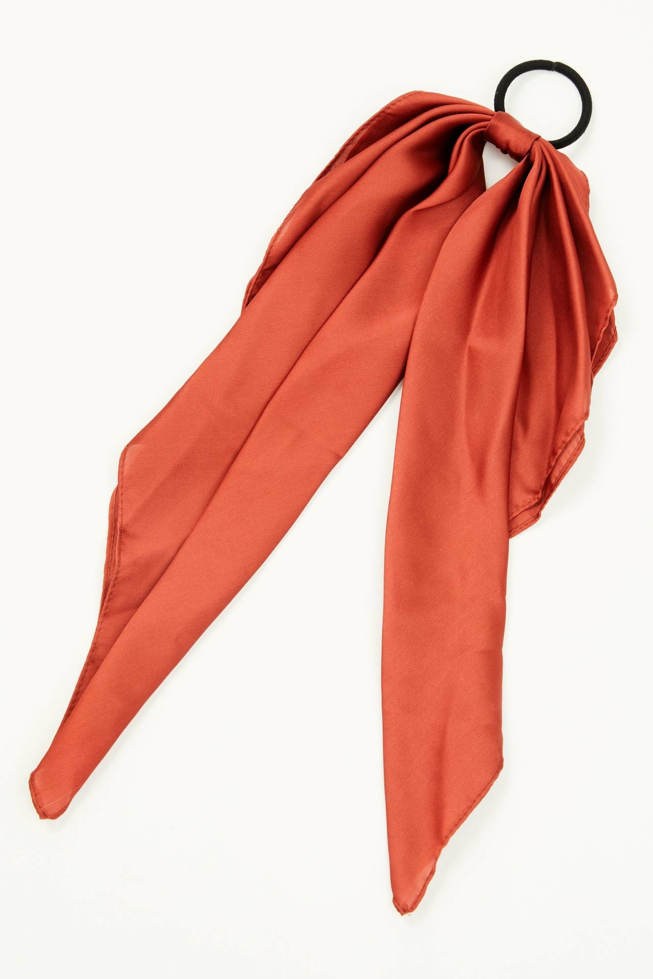 Idyllwind Peyton Bandana Print Hair Tie Set - 2 Piece Dark Red