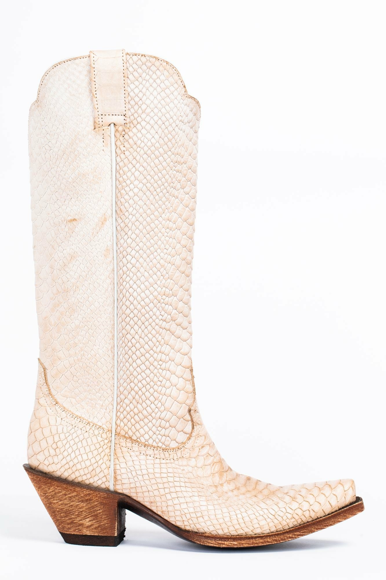 Idyllwind Strut White Western Boots - Snip Toe Ivory