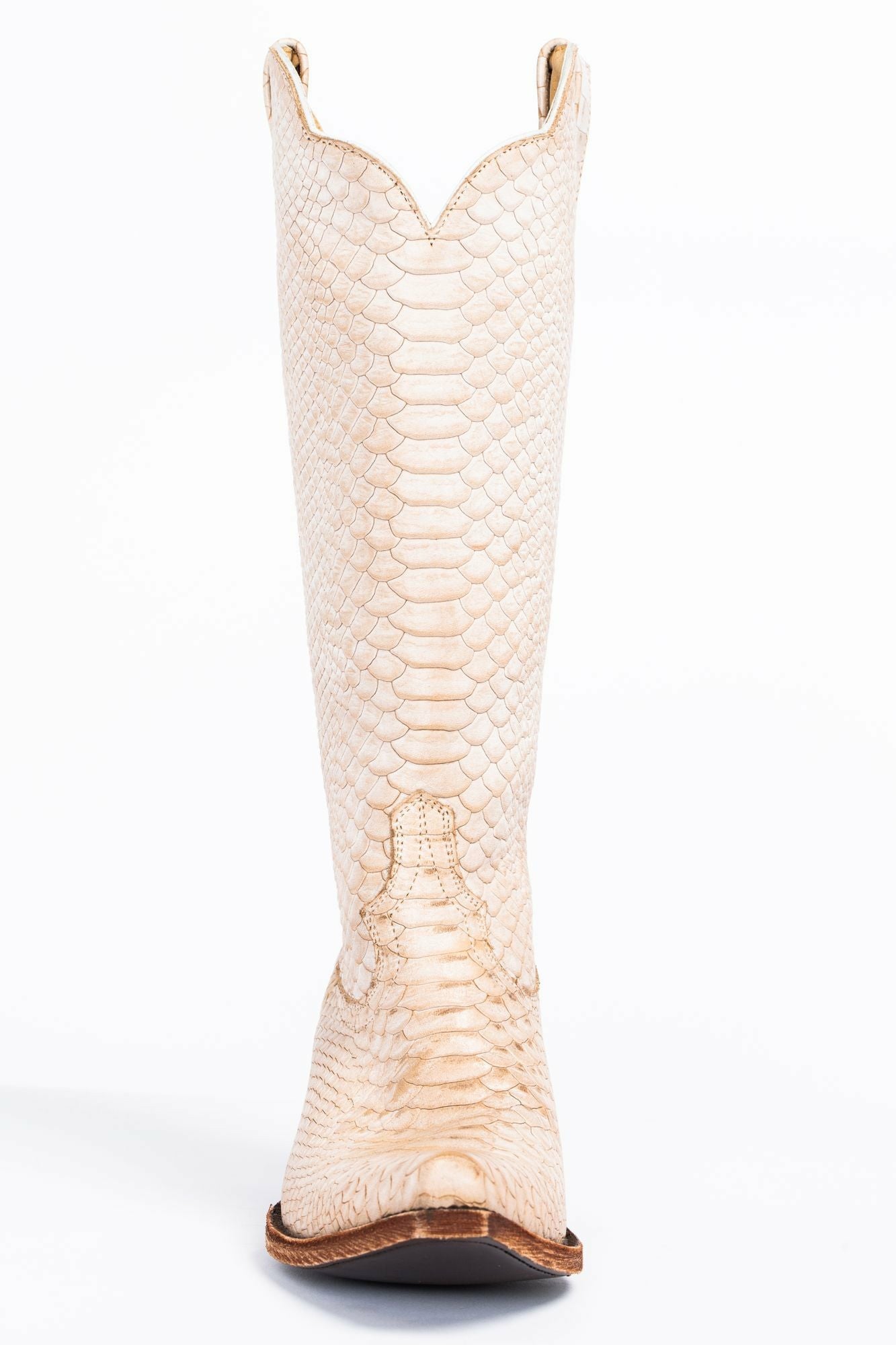 Idyllwind Strut White Western Boots - Snip Toe Ivory