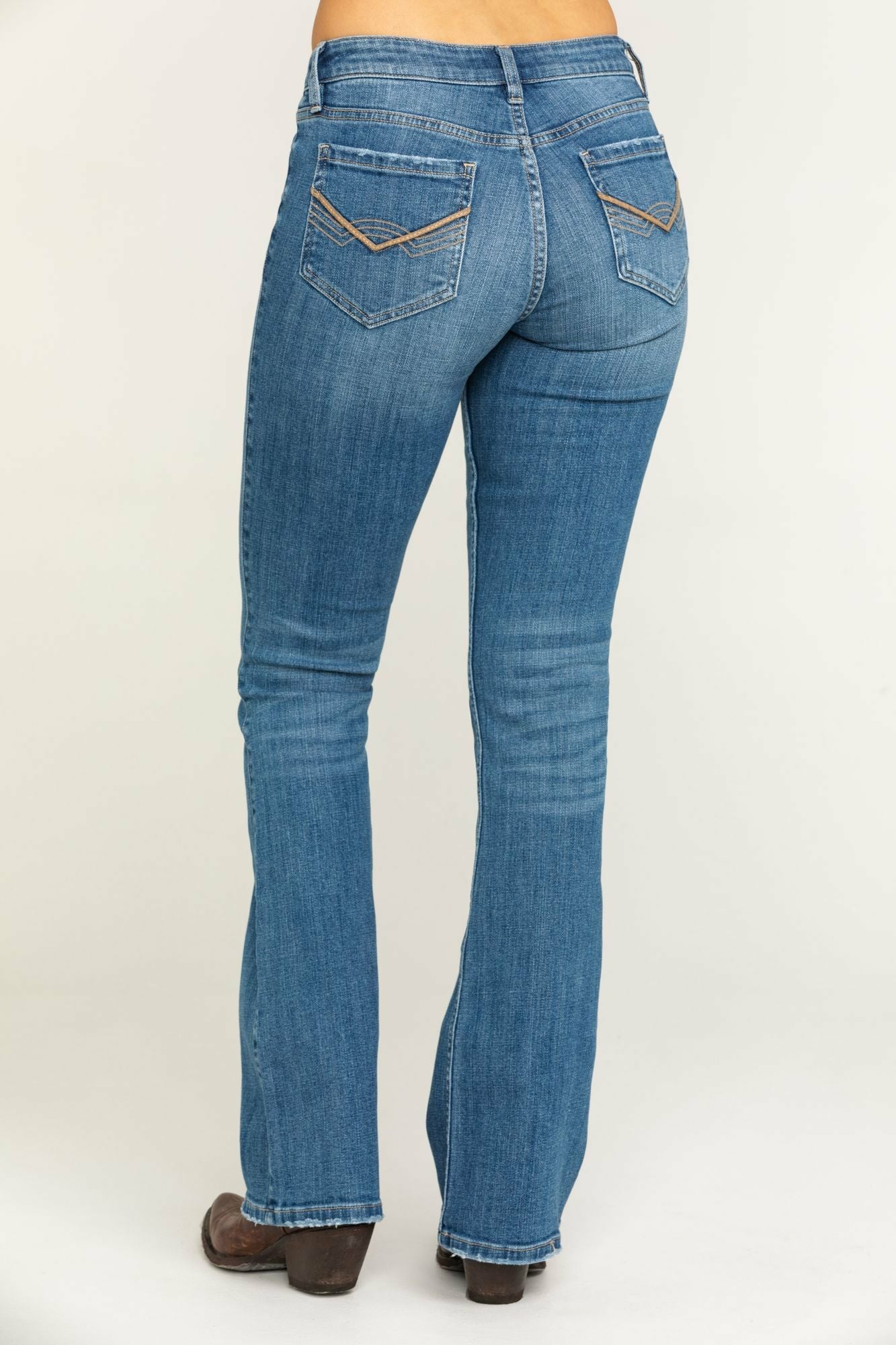 Idyllwind Rebel Wild Heart Bootcut Denim Jeans Blue