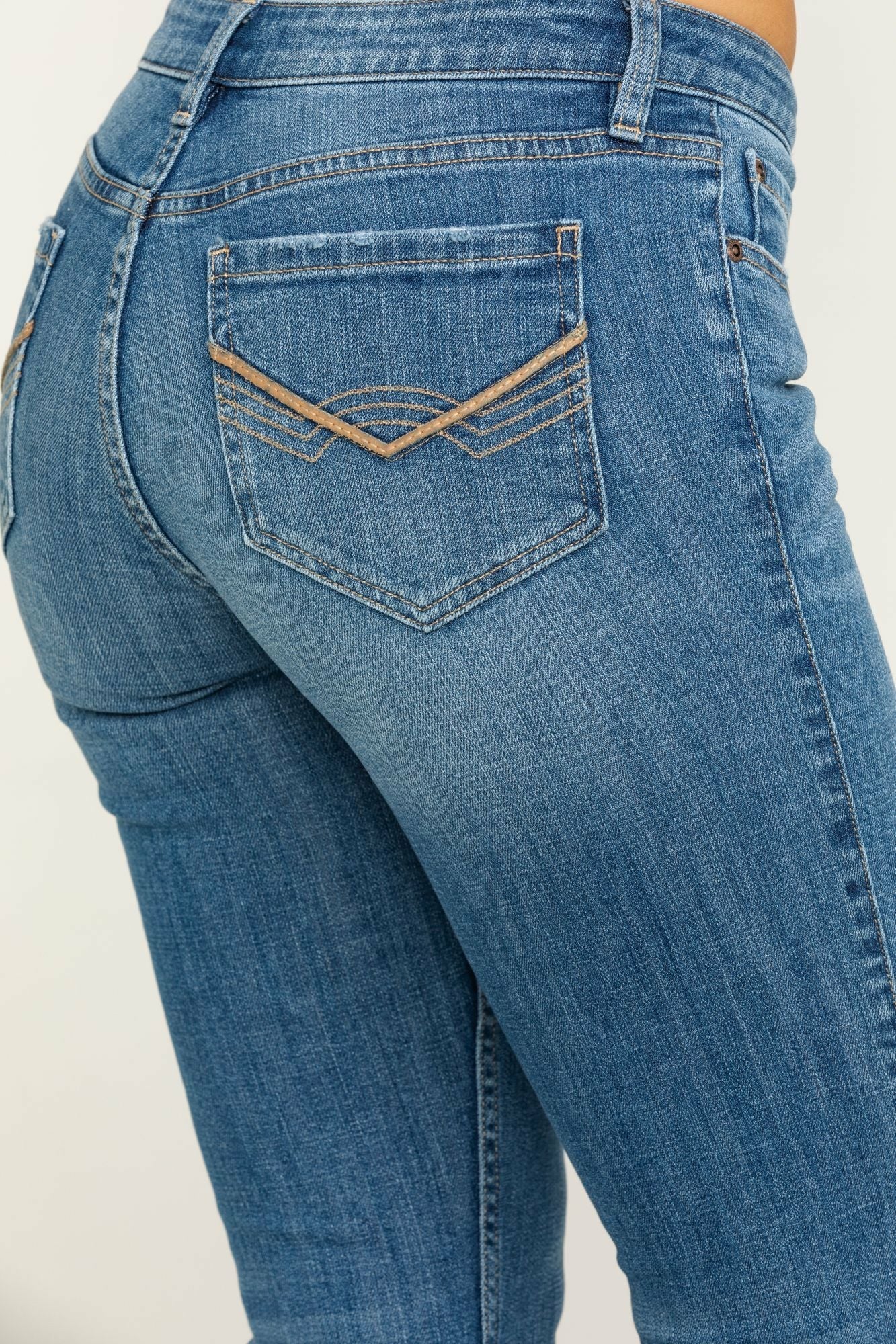 Idyllwind Rebel Wild Heart Bootcut Denim Jeans Blue