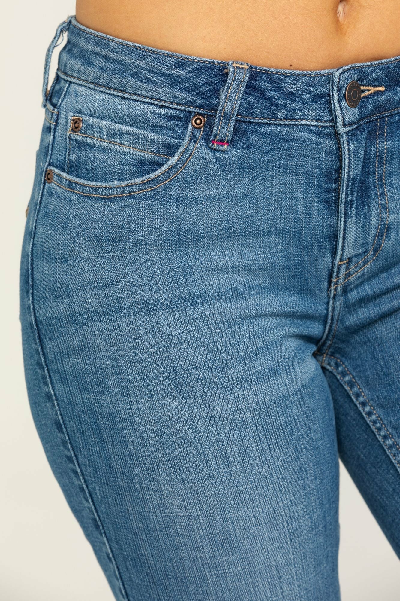 Idyllwind Rebel Wild Heart Bootcut Denim Jeans Blue