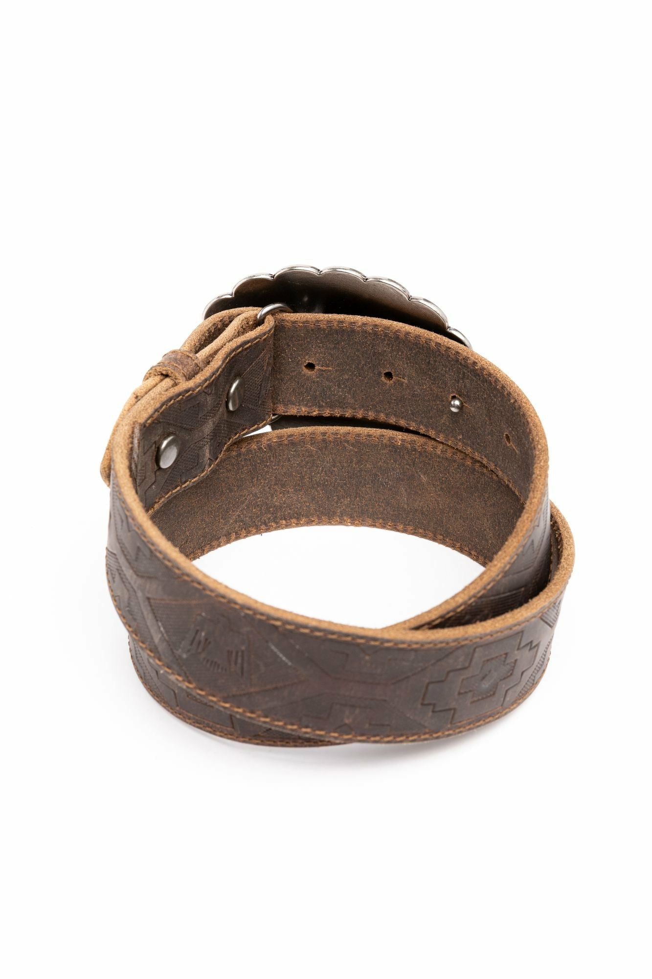Idyllwind On The Fast Lane Embossed Belt Brown