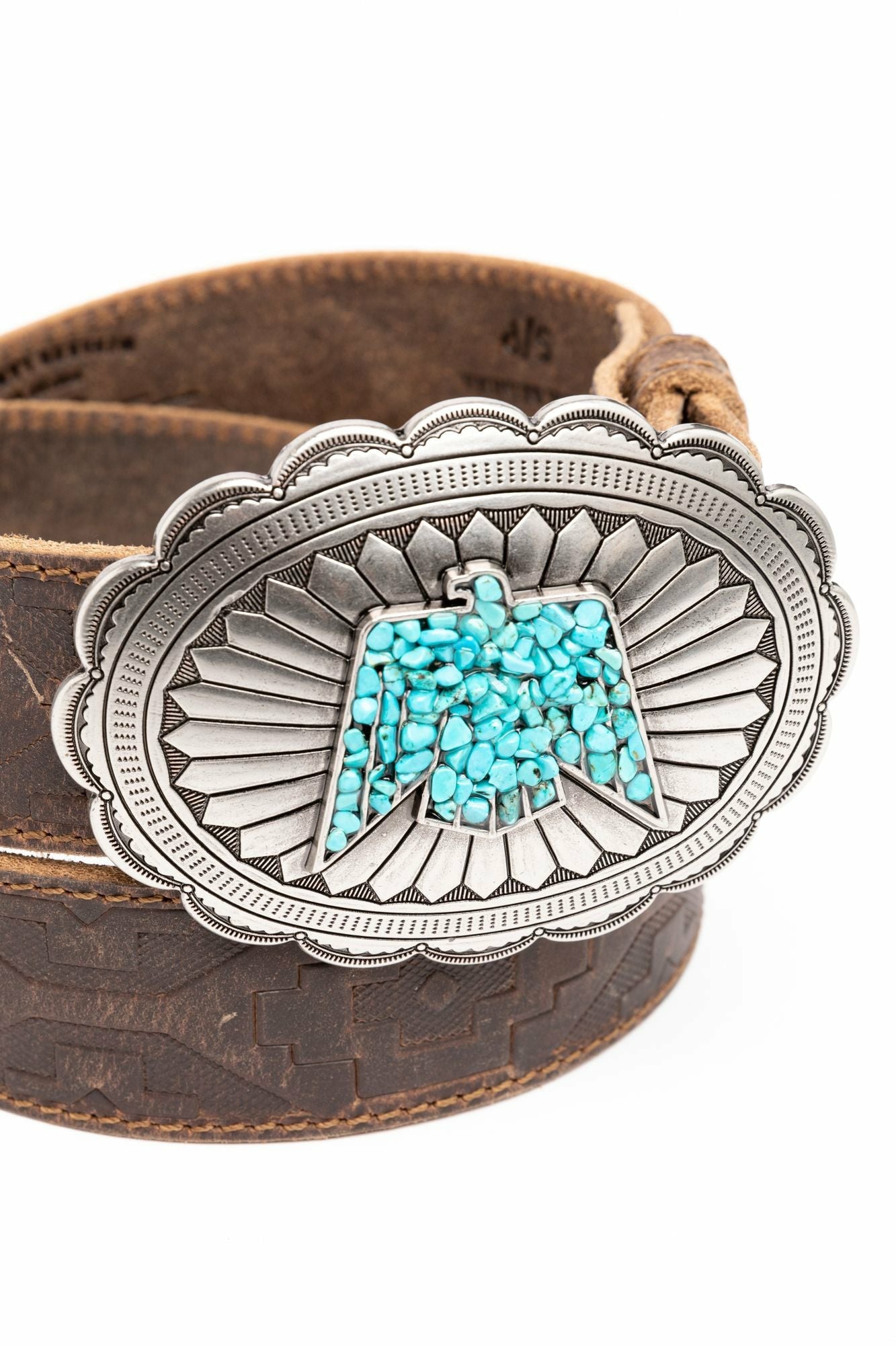 Idyllwind On The Fast Lane Embossed Belt Brown