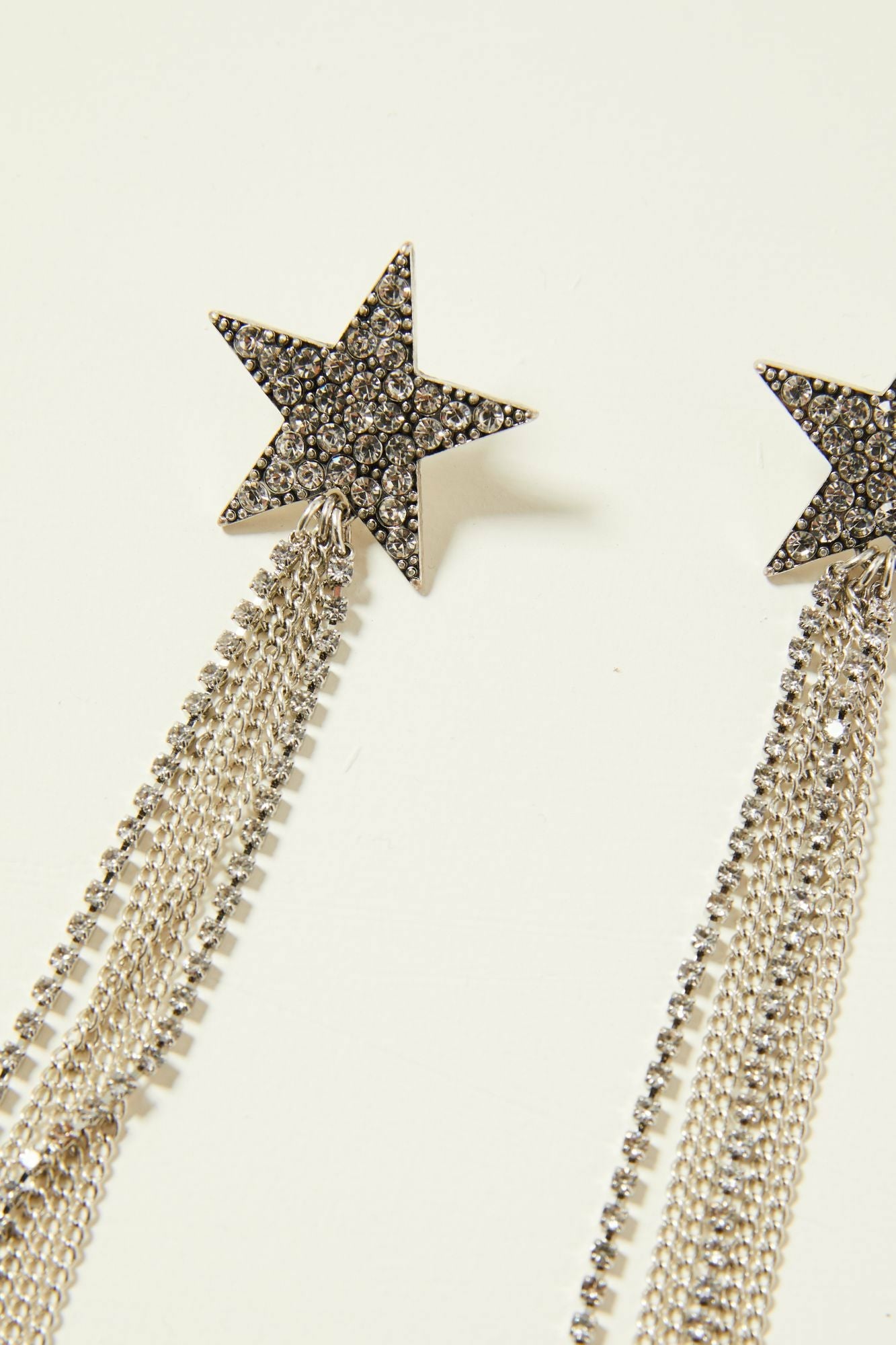 Idyllwind Shooting Star Fringe Earrings Silver