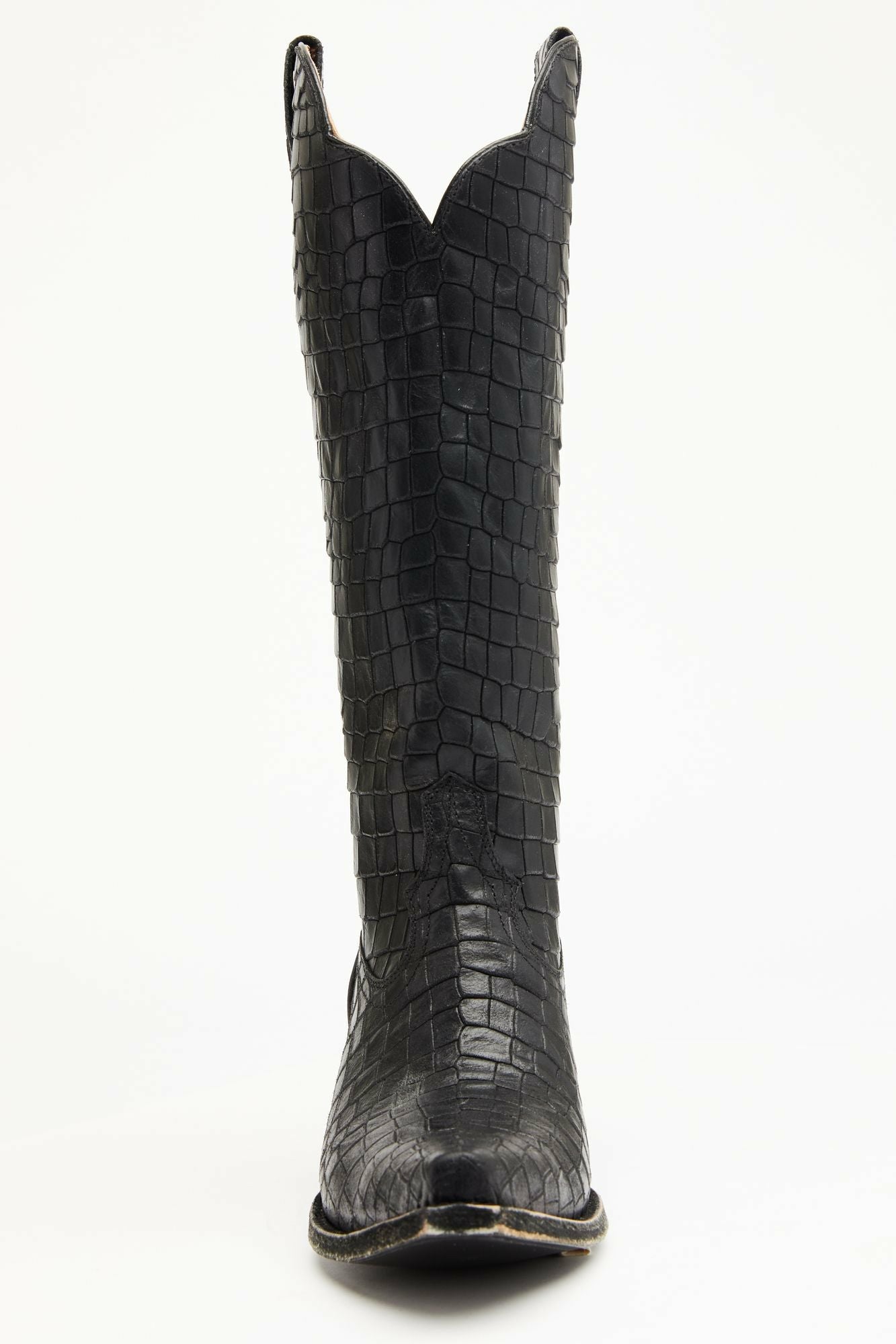 Idyllwind Strut Black Western Boots - Snip Toe Black