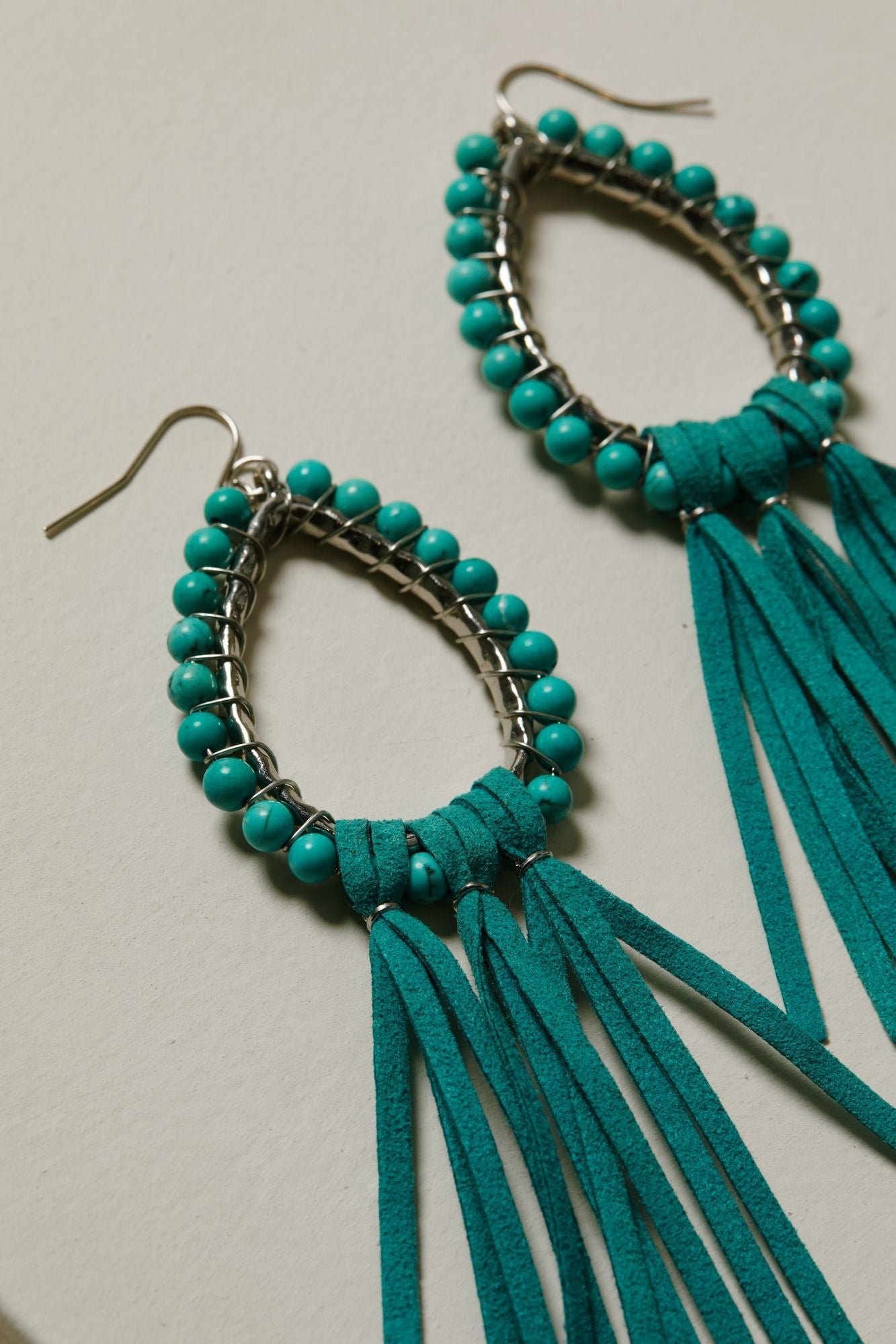 Idyllwind Move Like Me Fringe Earrings Turquoise