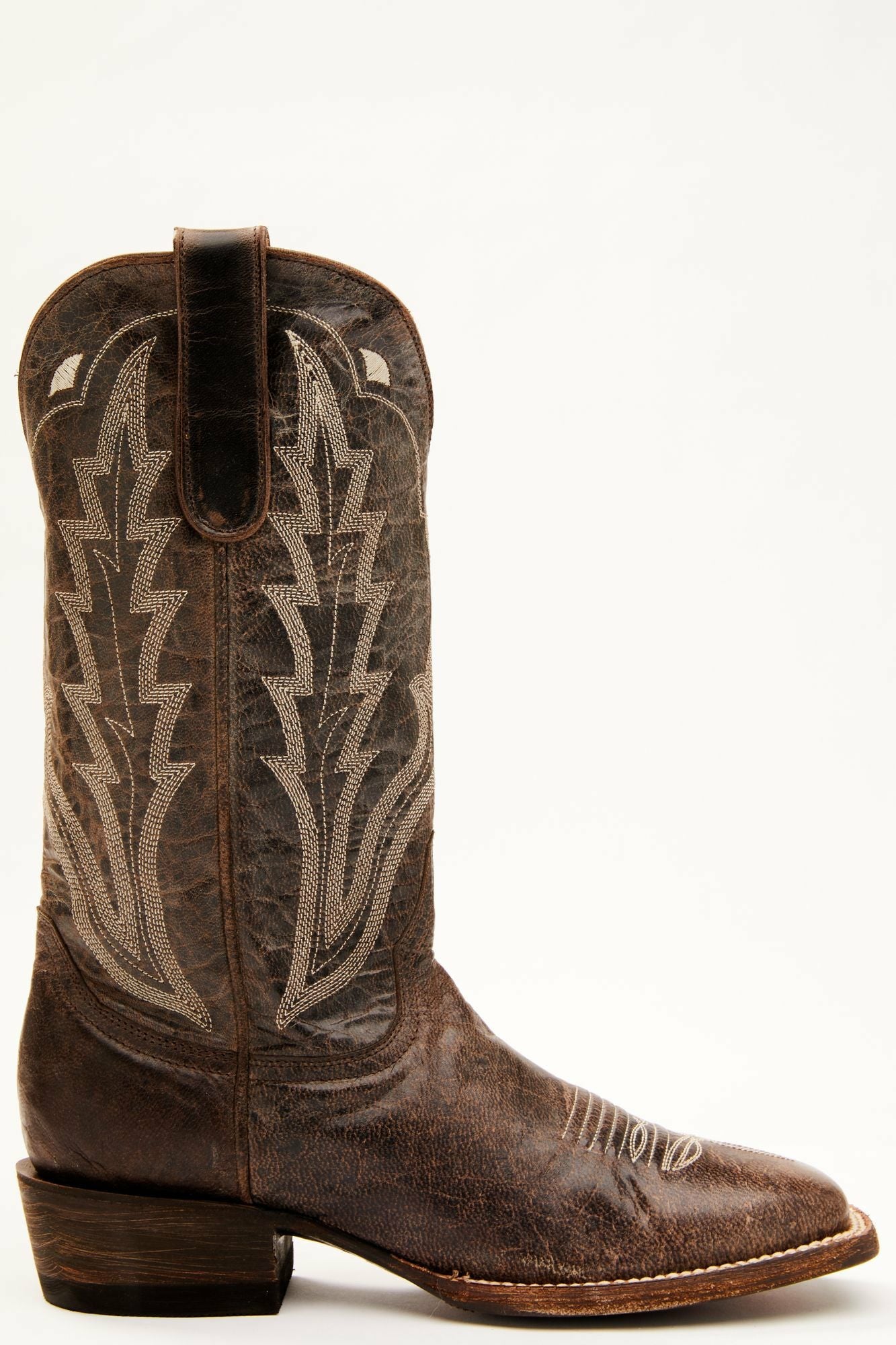 Idyllwind Outlaw Dark Brown Performance Western Boot w/Comfort Technology – Broad Square Toe Dark Brown