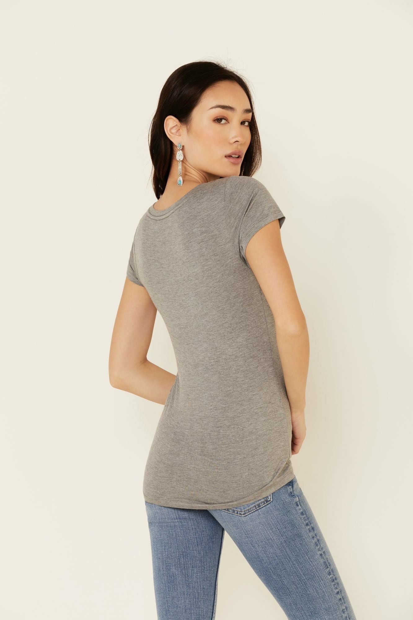 Idyllwind Losing Charm Trustie Tee Heather Grey