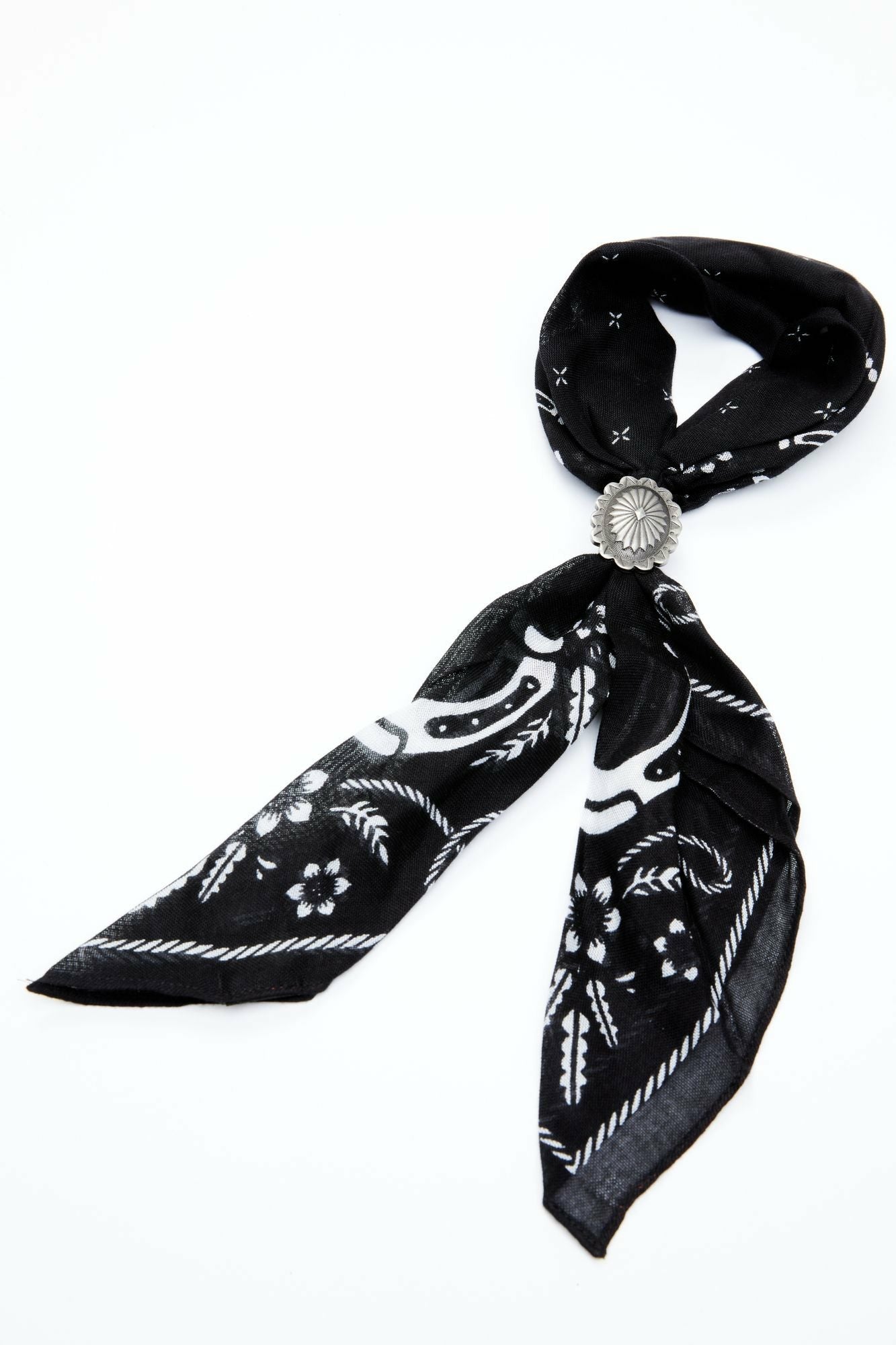 Idyllwind Black From The West Bandana Necklace Black