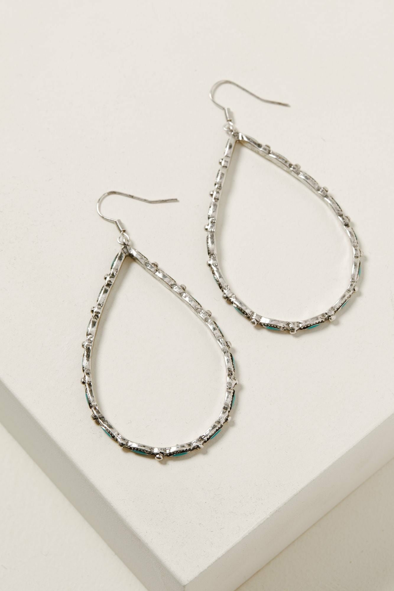 Idyllwind Around We Go Turquoise Earrings Silver