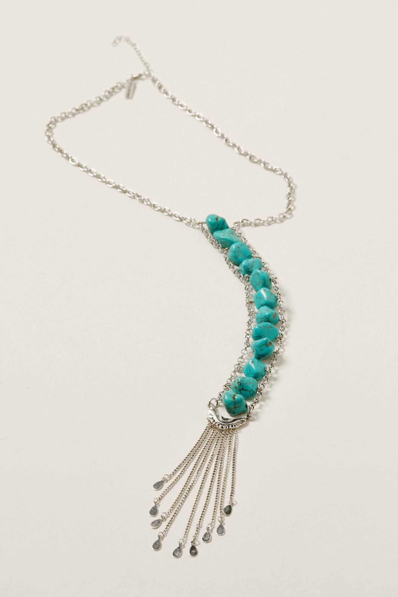 Idyllwind Dive Down South Drop Necklace Silver