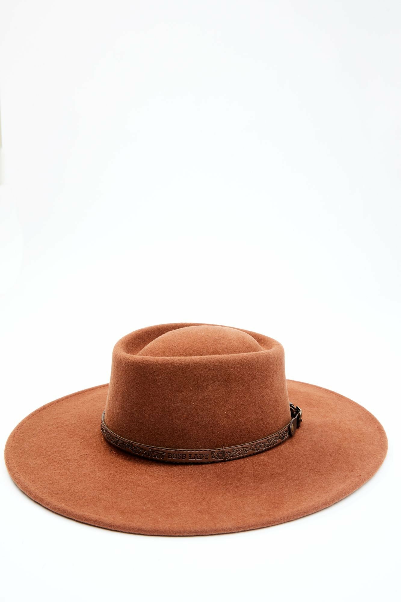 Idyllwind She's A Boss Lady Wool Felt Western Hat Rust Copper