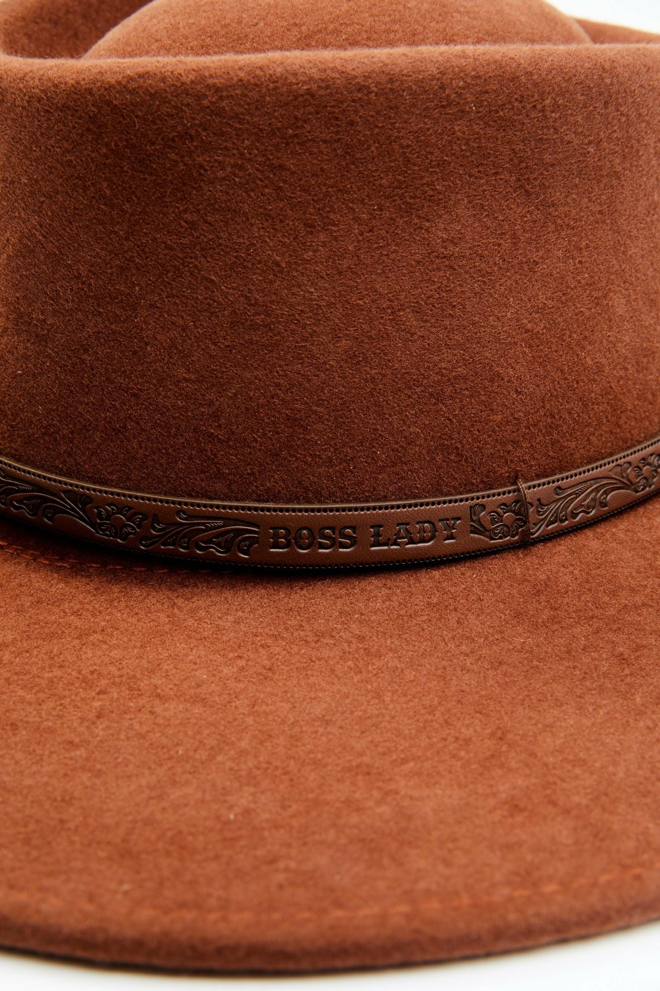 Idyllwind She's A Boss Lady Wool Felt Western Hat Rust Copper