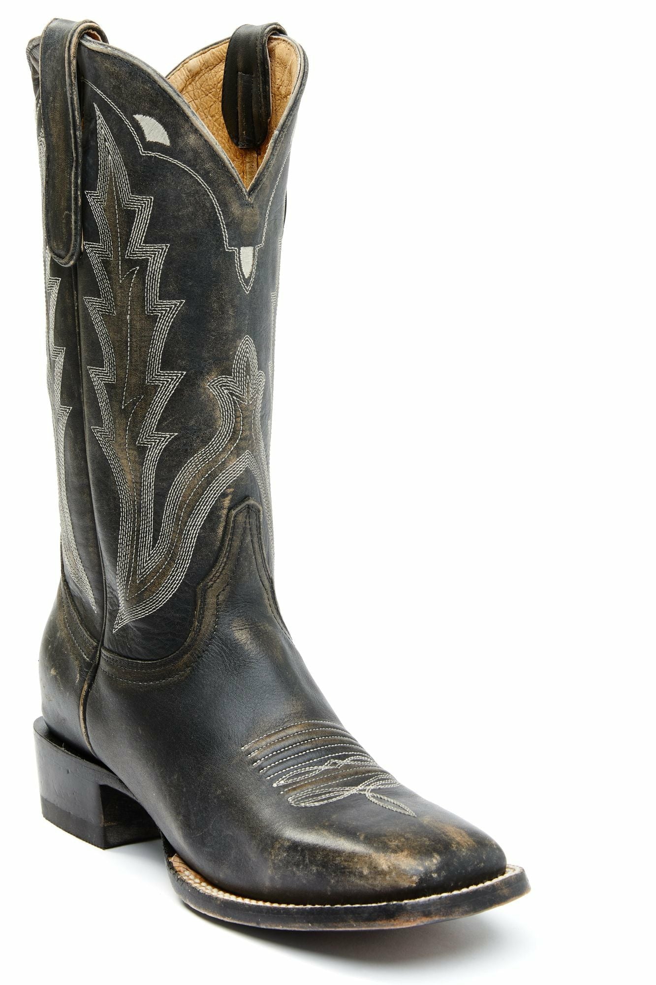 Idyllwind Outlaw Performance Western Boot w/Comfort Technology – Broad Square Toe Black