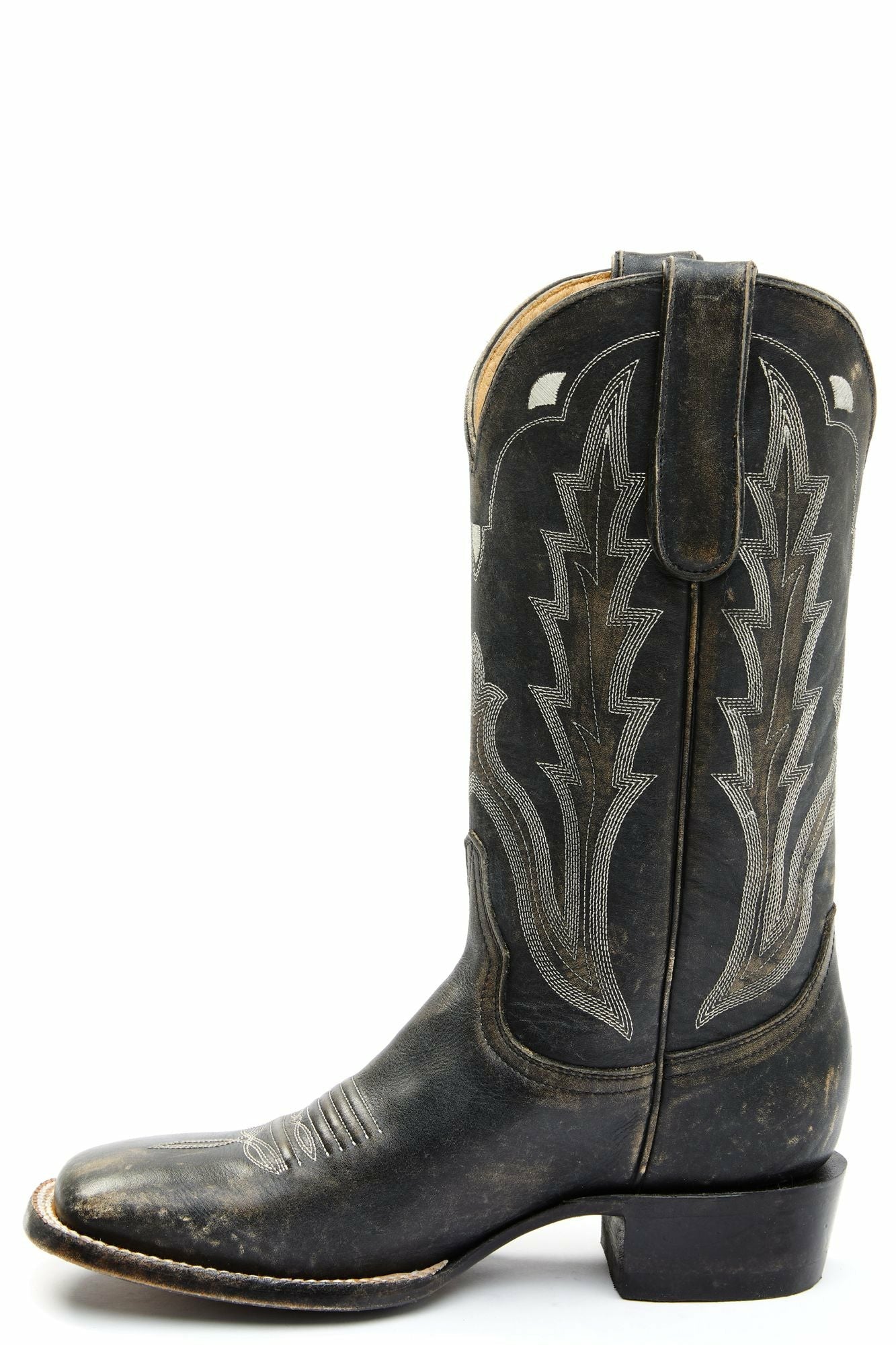 Idyllwind Outlaw Performance Western Boot w/Comfort Technology – Broad Square Toe Black