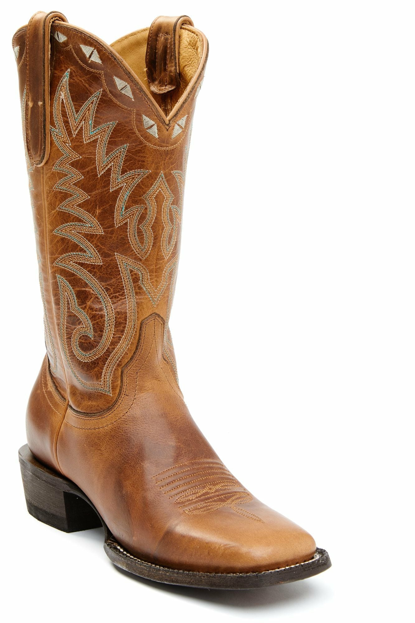 Idyllwind Drifter Performance Western Boot w/Comfort Technology – Broad Square Toe Tan