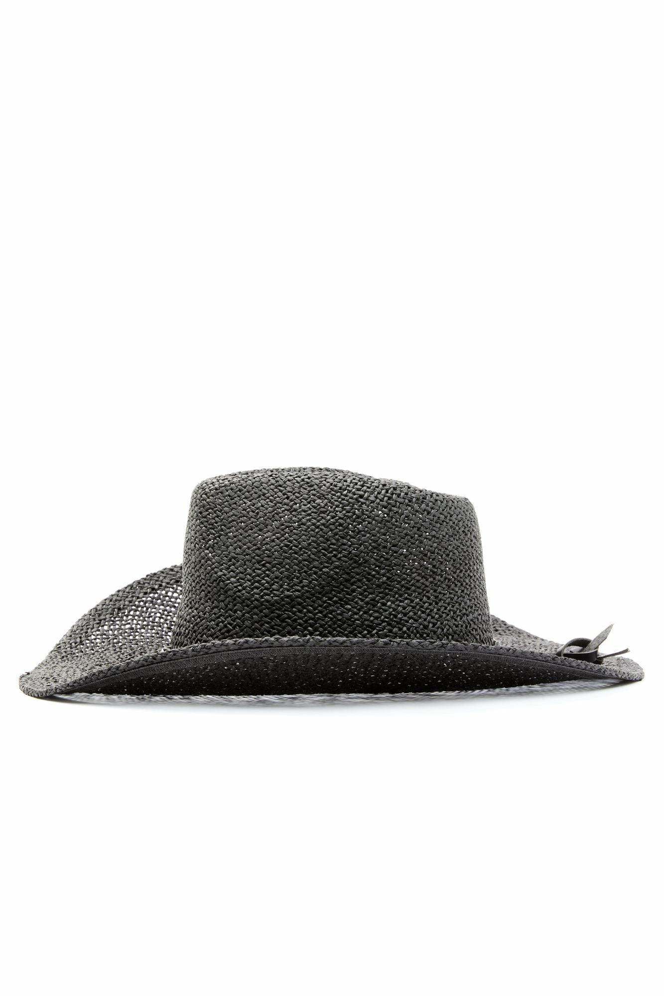 Idyllwind Ride With Me Paper Straw Western Hat Black