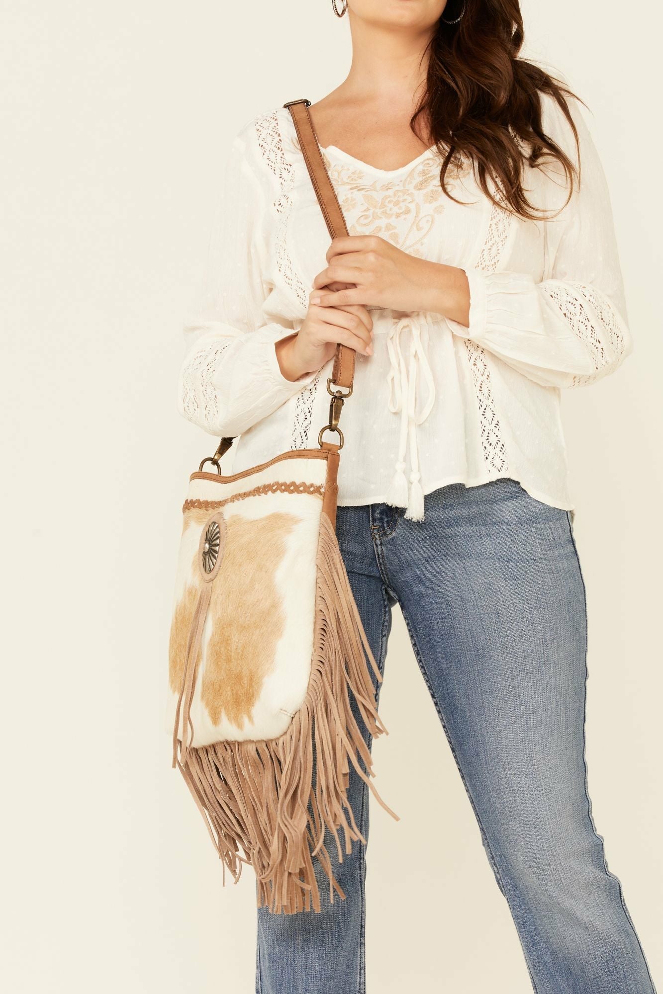 Idyllwind Cosmic Cowgirl Fringe Bag Brown
