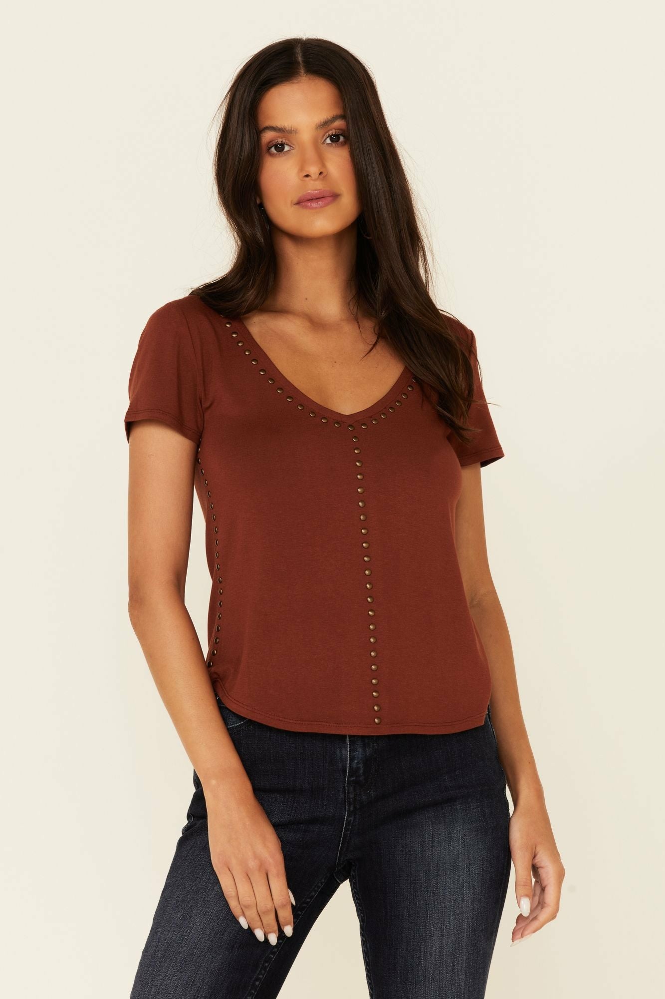 Idyllwind Honky Tonk Studded Top Rust Copper