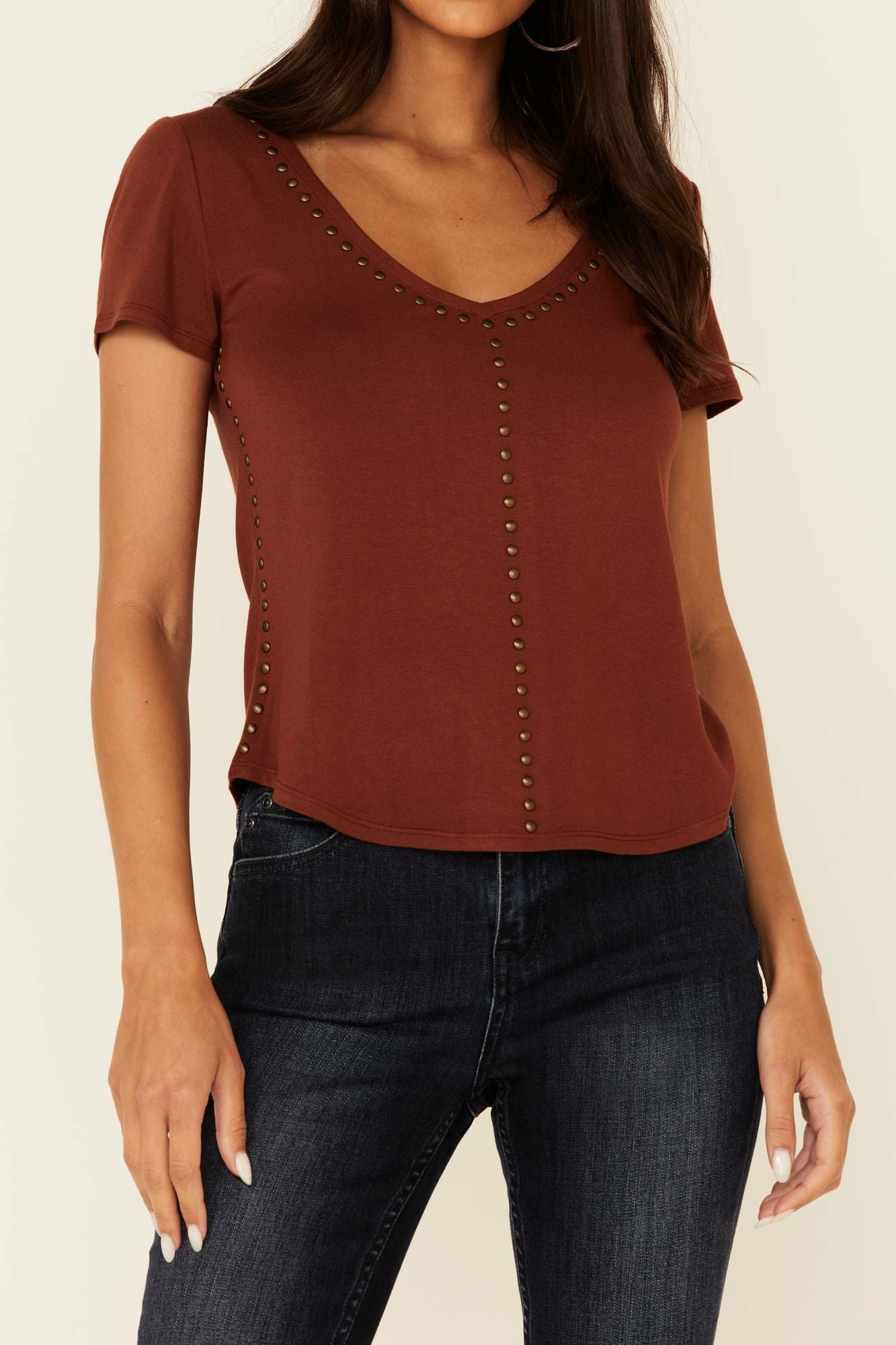 Idyllwind Honky Tonk Studded Top Rust Copper