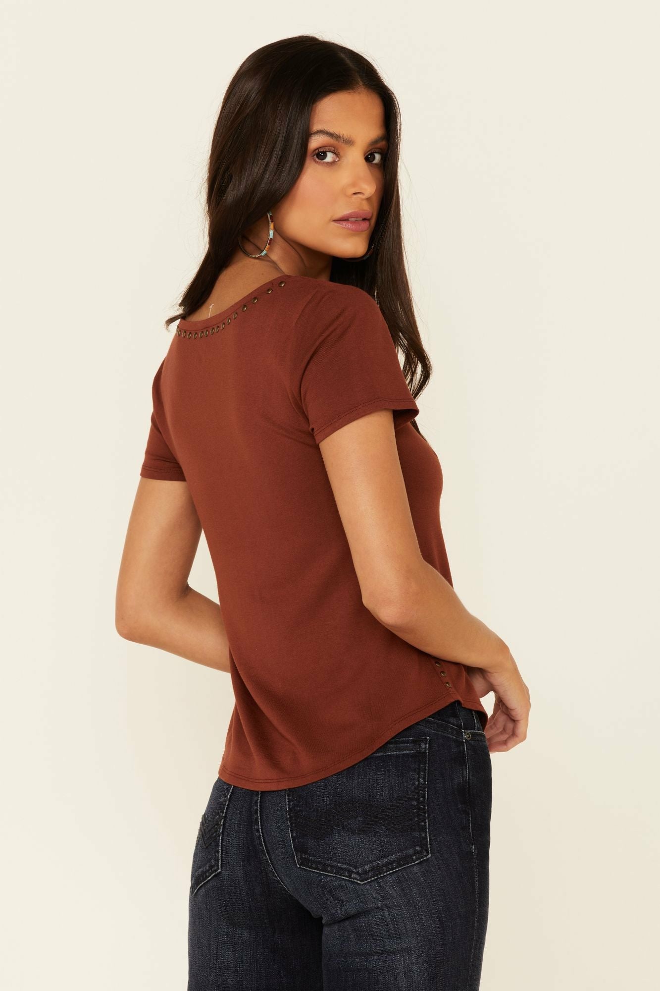 Idyllwind Honky Tonk Studded Top Rust Copper