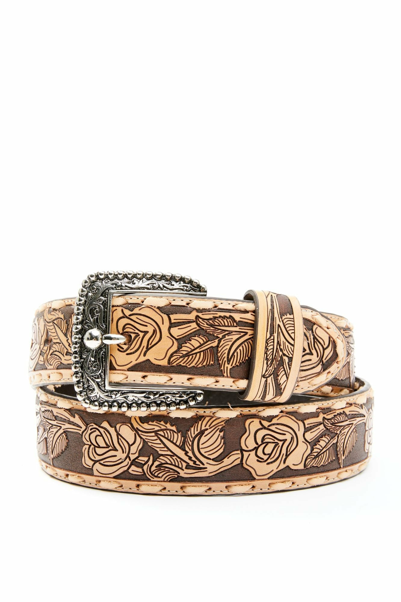Idyllwind Just A Rose Embossed Tool Belt Brown