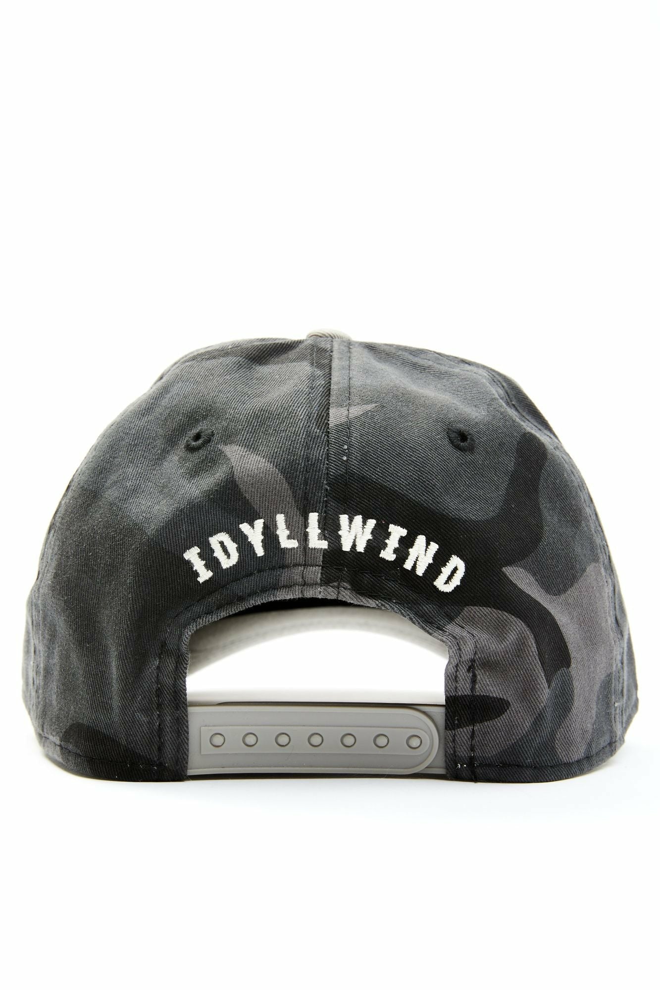 Idyllwind Lawless Patch Camo Print Baseball Hat Grey