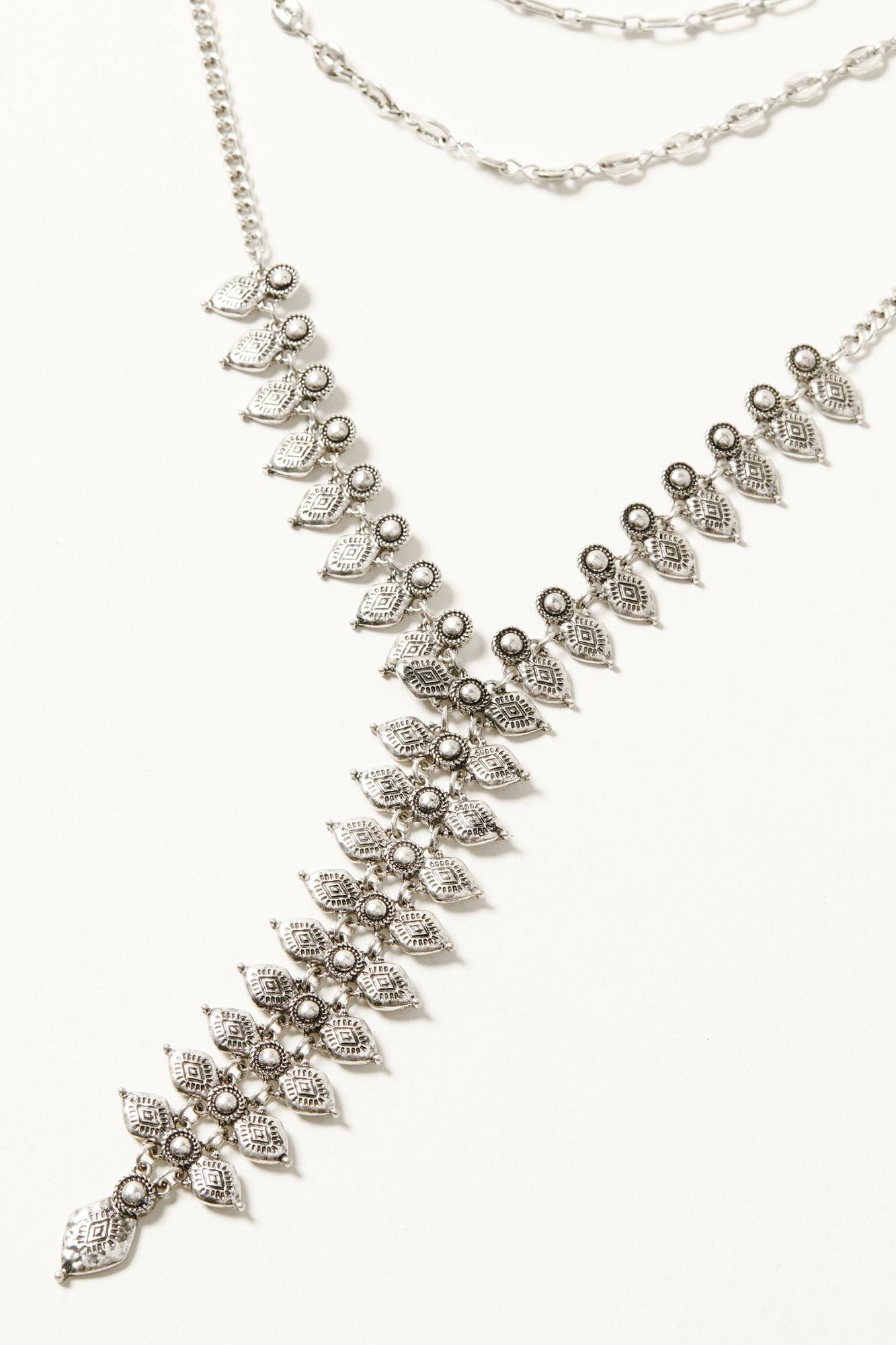 Idyllwind Rock Rose Necklace Silver