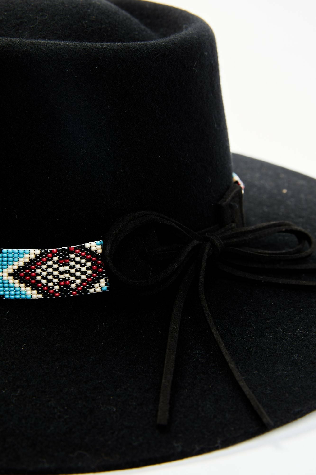 Idyllwind Draw The Line Beaded Band Wool Felt Western Hat Black