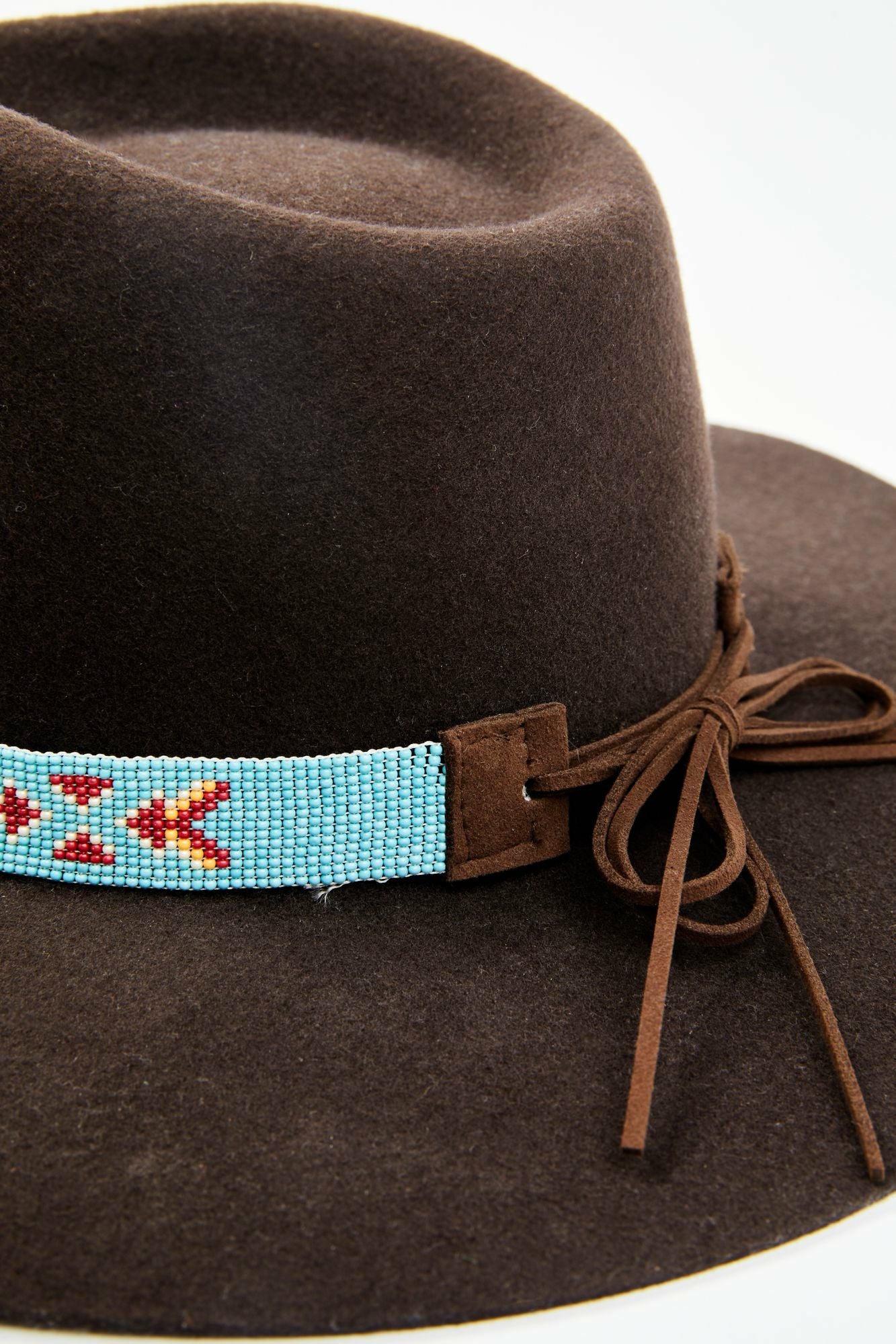 Idyllwind Thunderbird Beaded Band Wool Felt Western Hat Brown