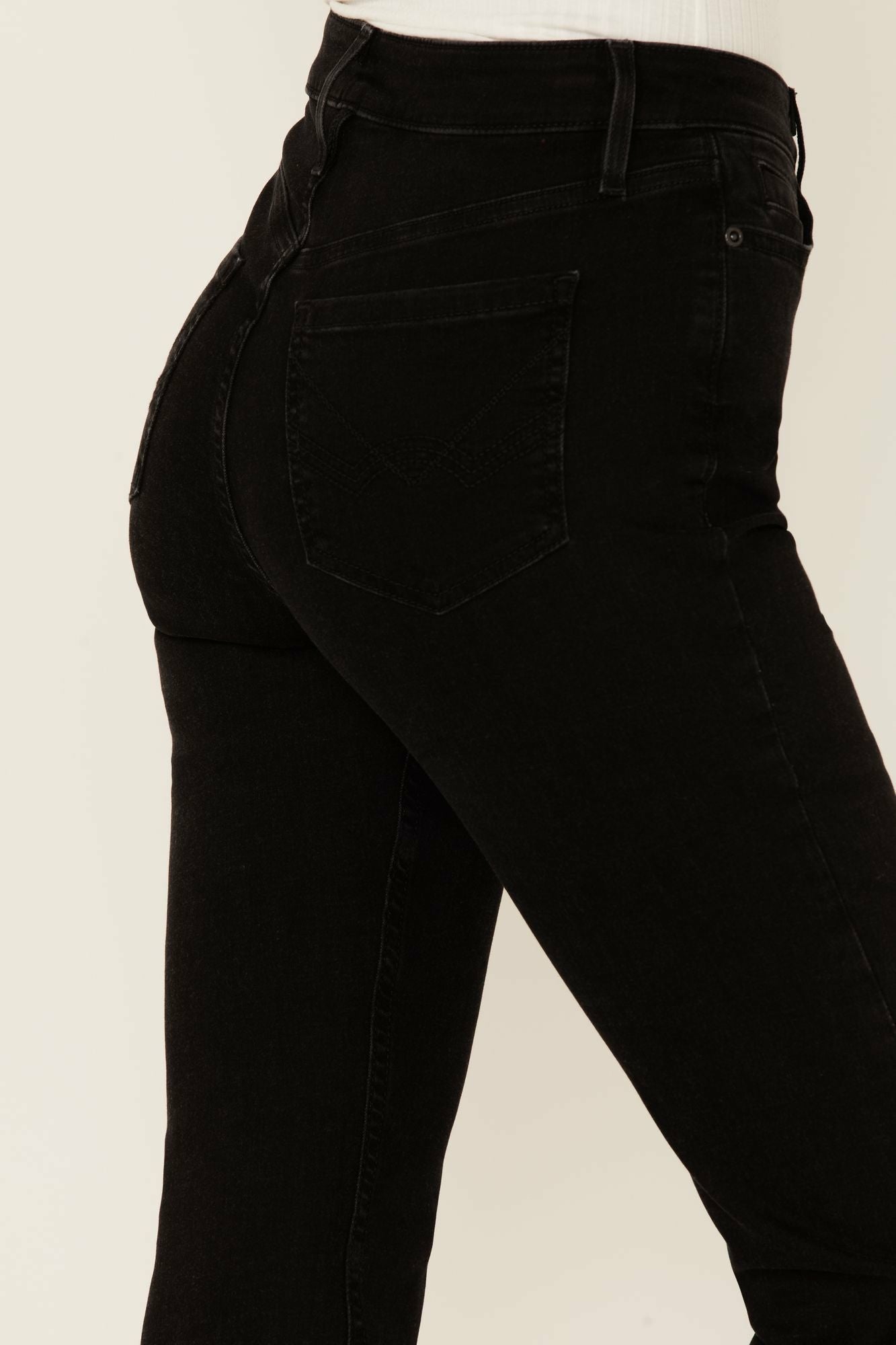 Idyllwind Velvet Touch High Rise Bootcut Brushed Denim Jeans Black