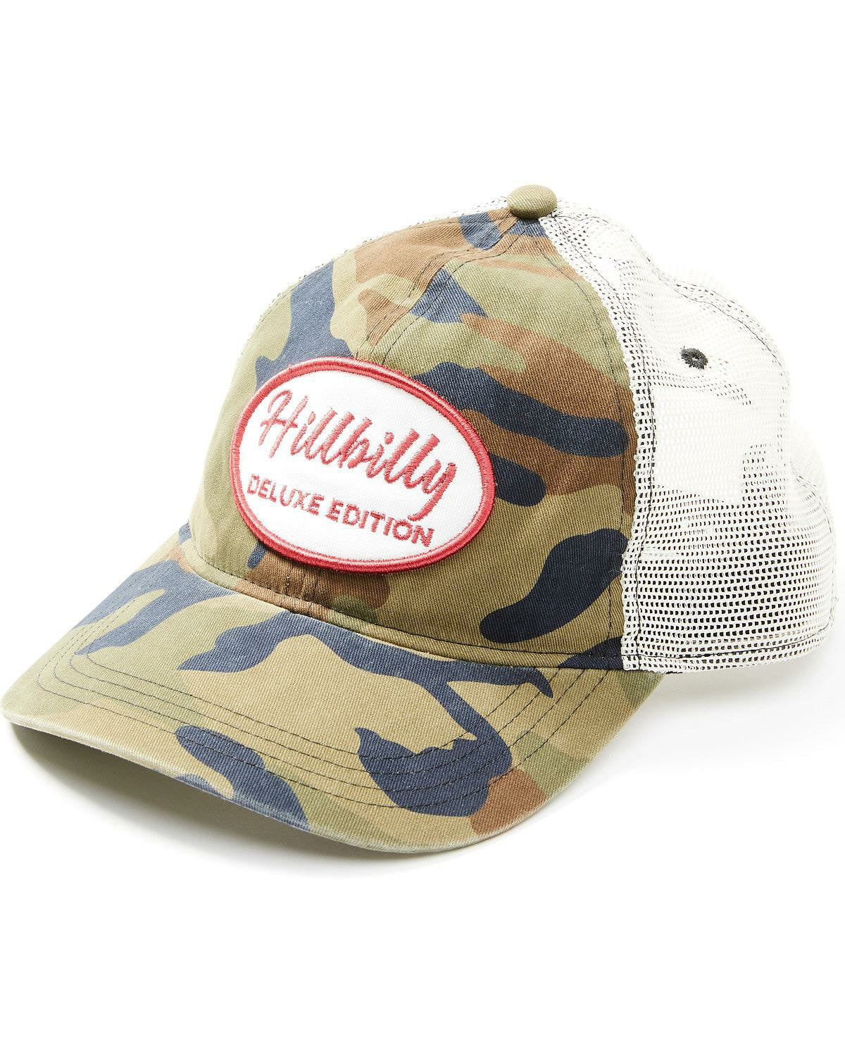 Idyllwind Camo Print Hillbilly Deluxe Mesh-Back Baseball Hat Camouflage