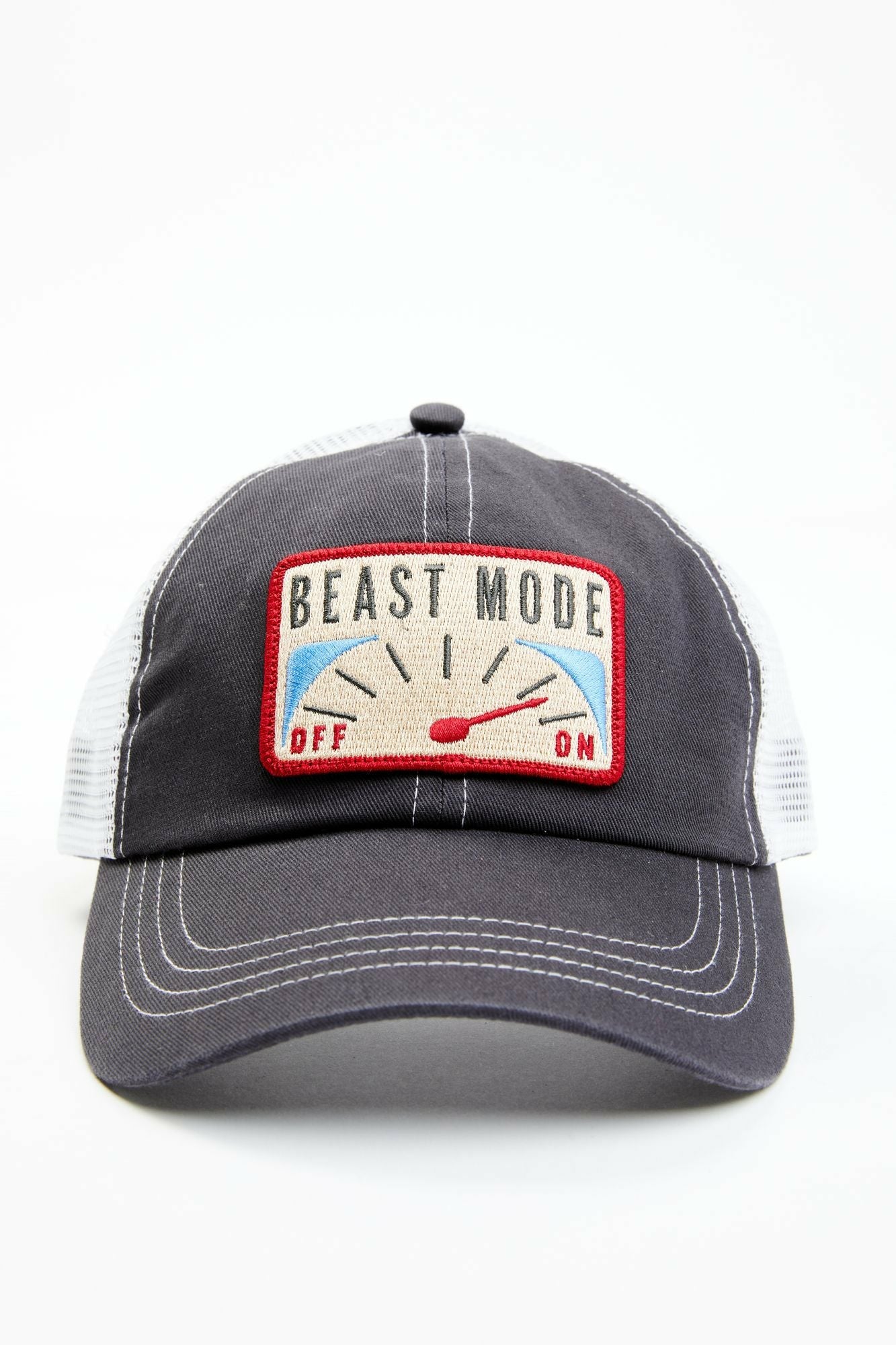 Idyllwind Grey Beast Mode Mesh-Back Baseball Hat Grey