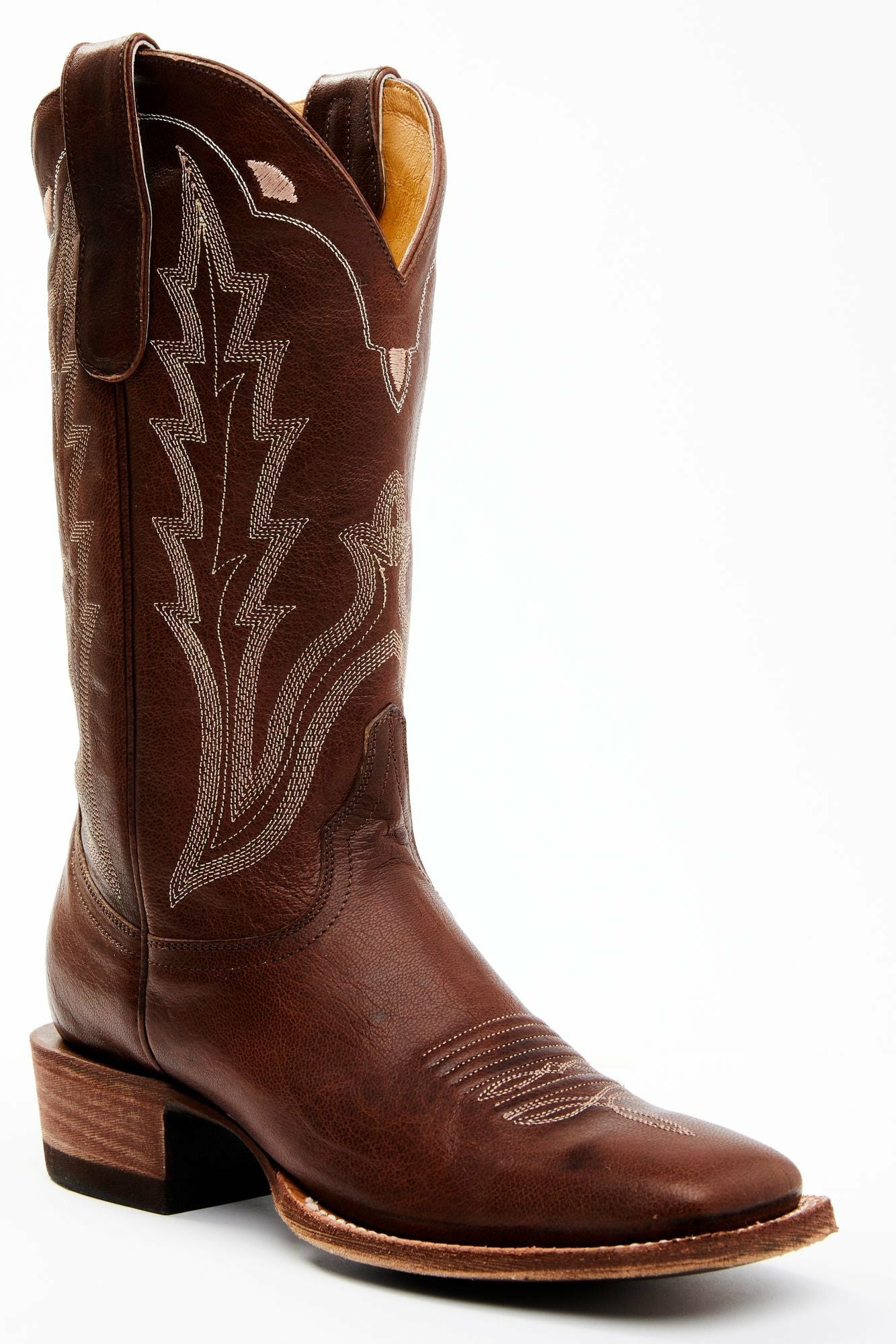 Idyllwind Outlaw Performance Western Boot w/Comfort Technology – Broad Square Toe Brown