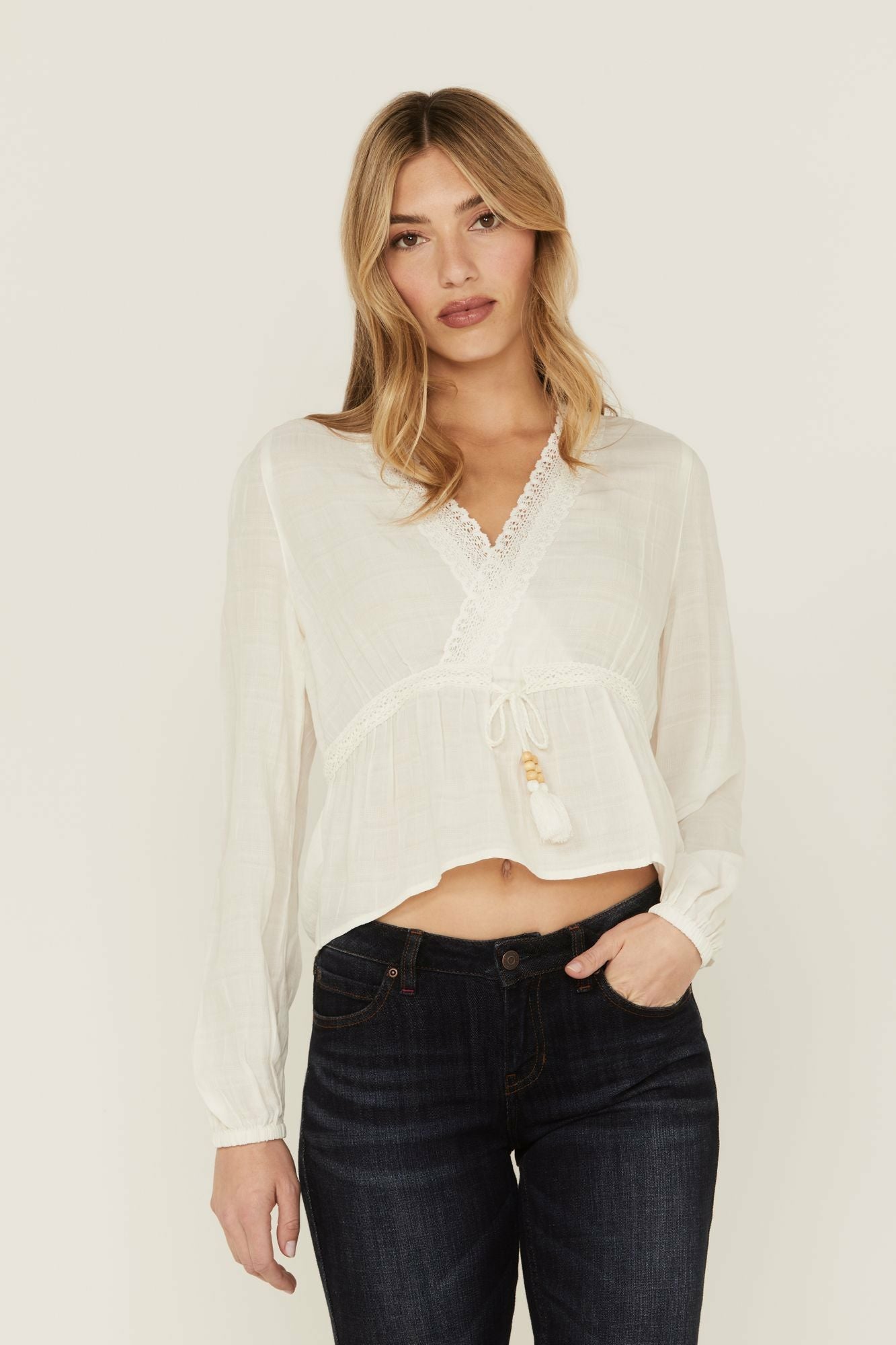 Idyllwind Cherry Street Top White