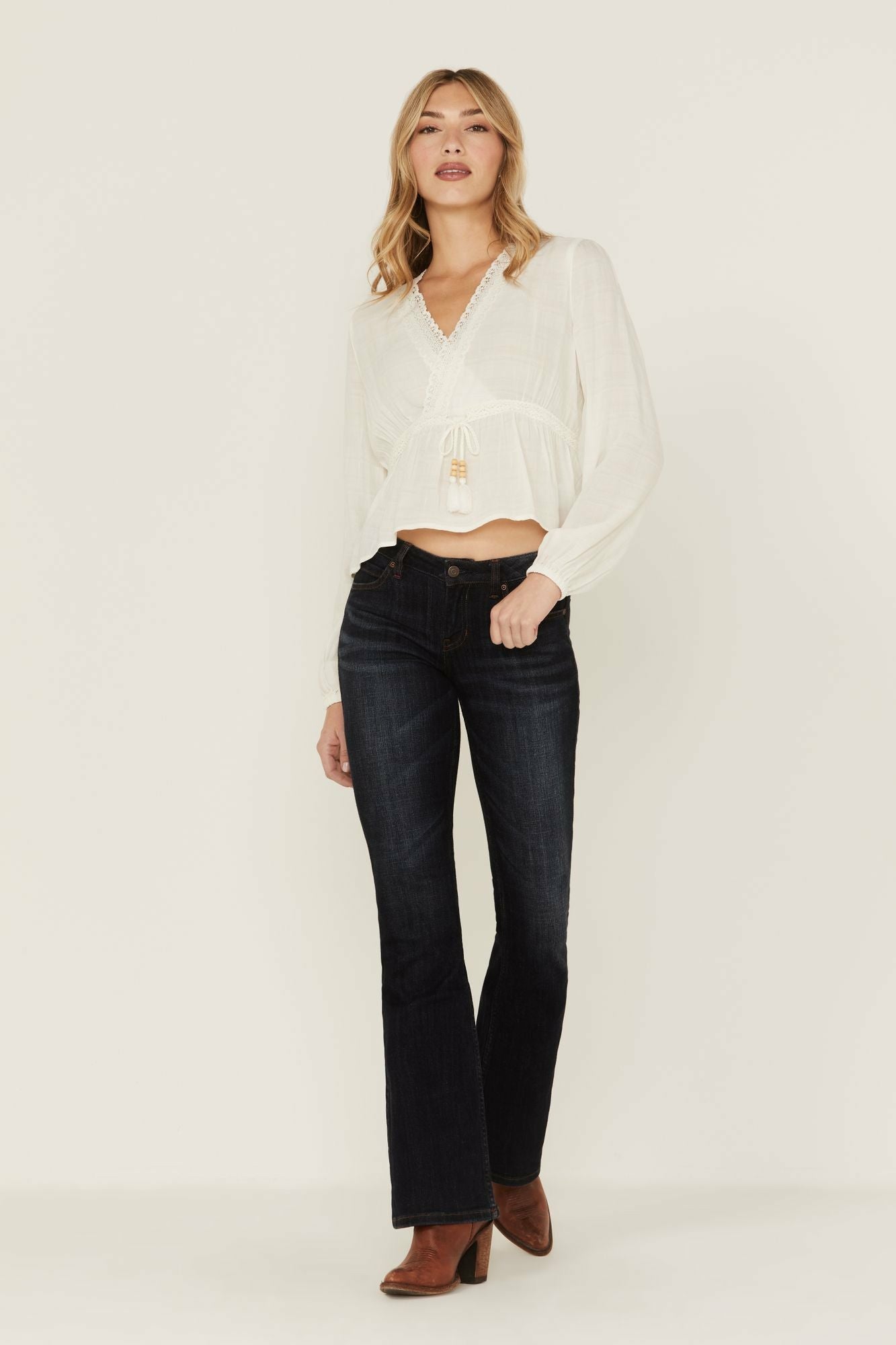 Idyllwind Cherry Street Top White