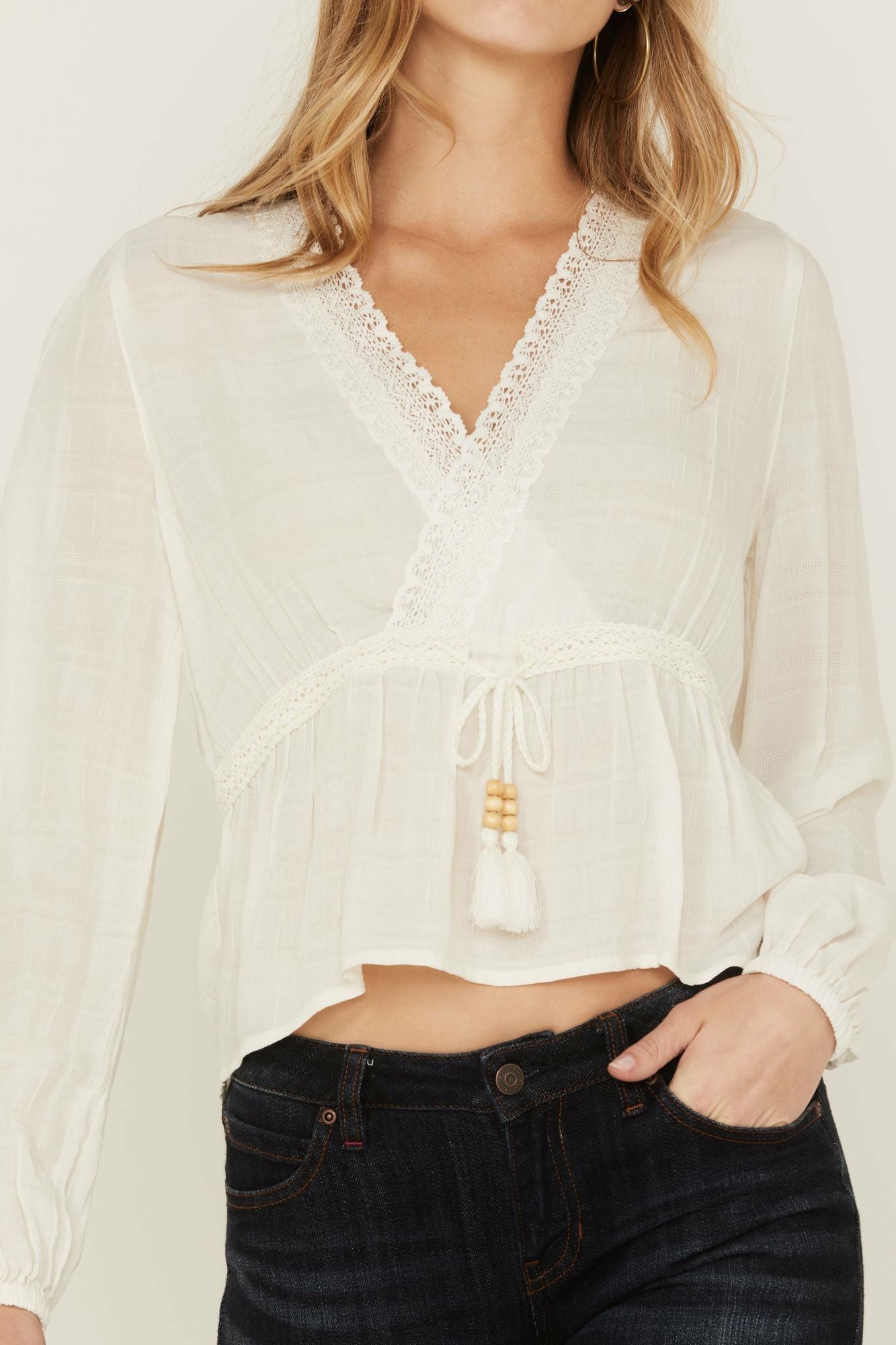 Idyllwind Cherry Street Top White